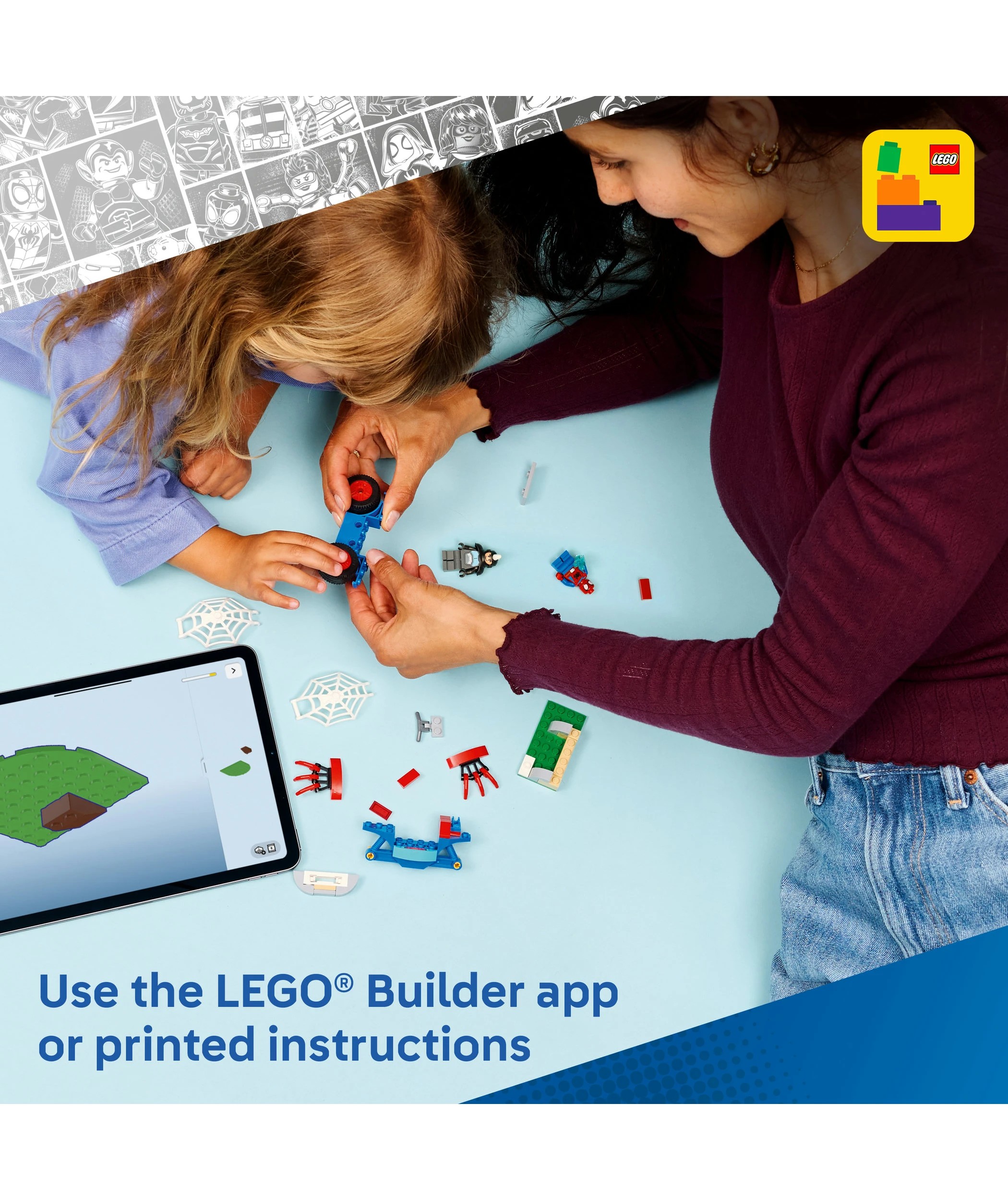 5 LEGO Spidey on his Motorcycle vs. Rhino 11206, 5 of 10