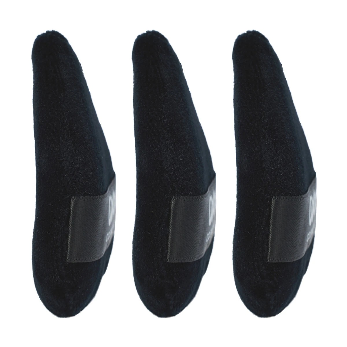 3 OXX Cosmetics 3 Pack Powder Puff - Black, 3 of 5