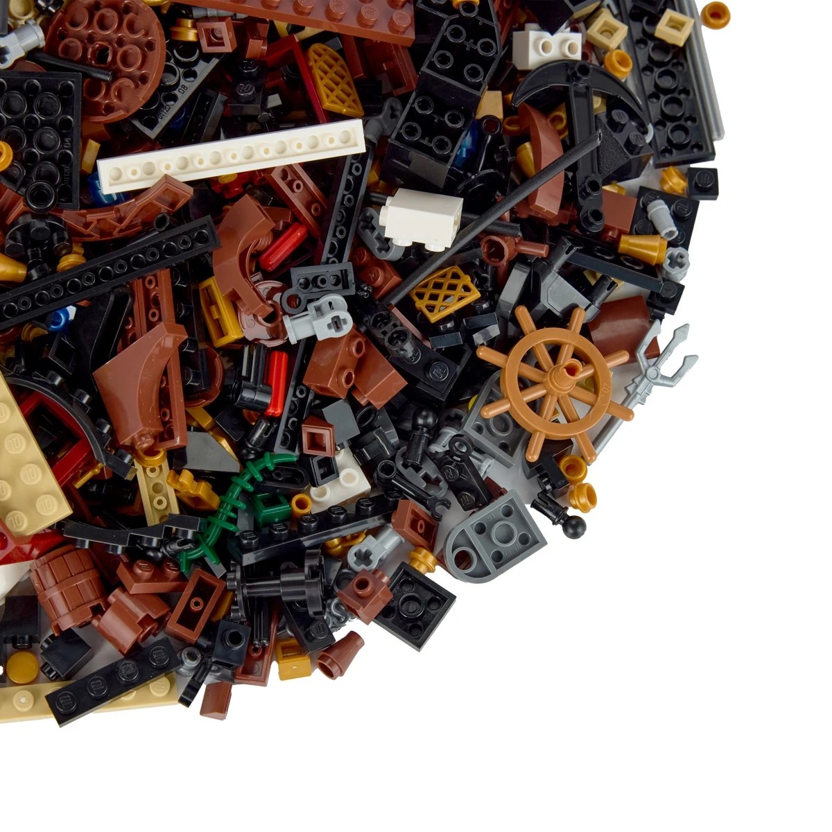 4 1234 Piece Mini Blocks Vehicle Series: Pirate Ship, 4 of 5