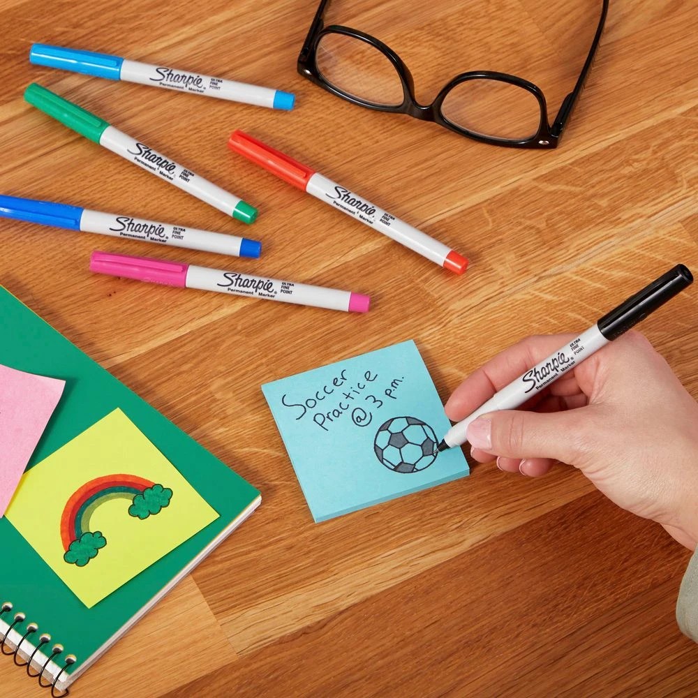 4 Sharpie Ultra Fine Permanent Marker Black, 4 of 4