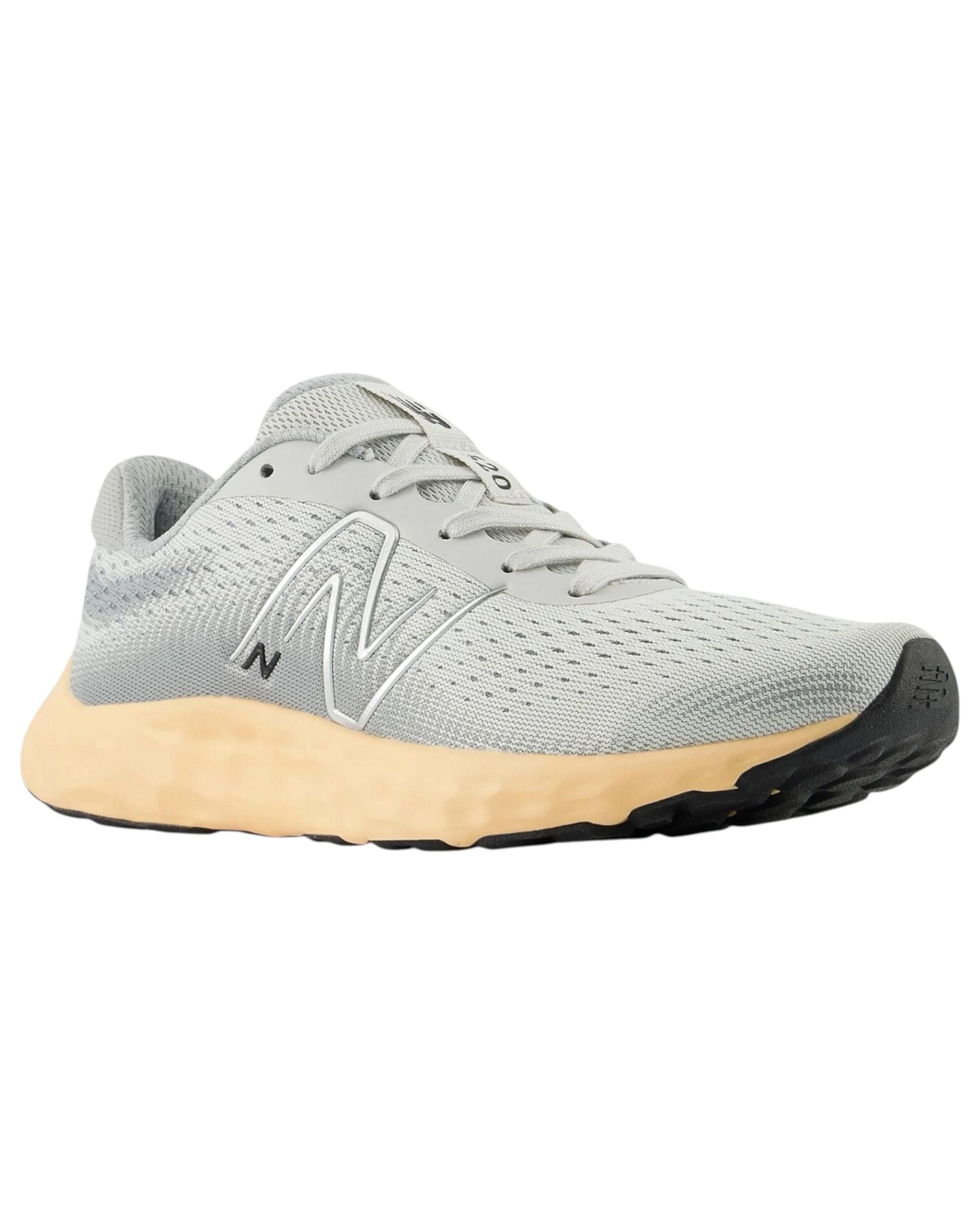 3 New Balance Womens Fresh Foam 520 v8 Grey/ Peach Athletic Shoes GREY/PEACH, 3 of 5