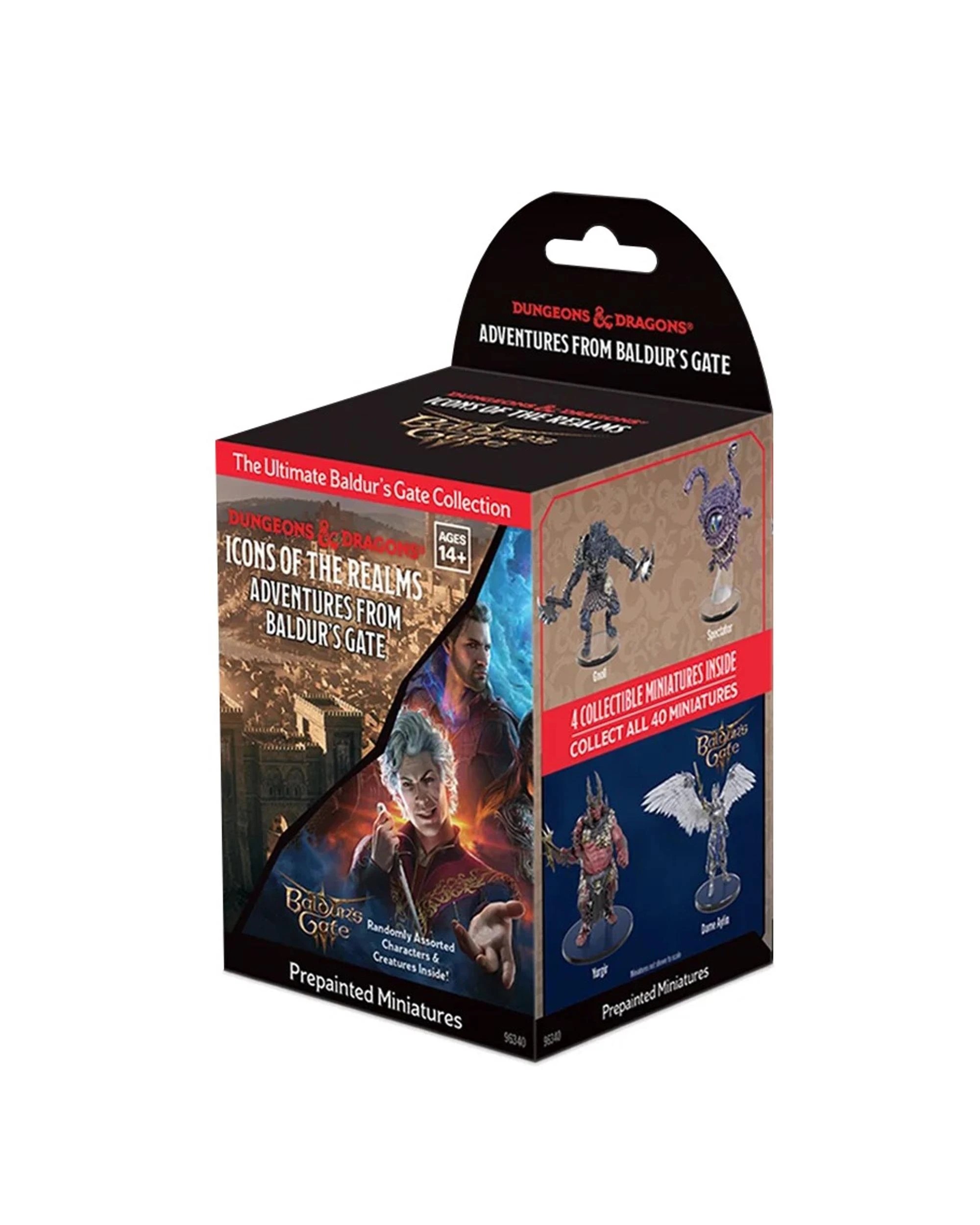 1 Dungeons and Dragons: Icons of the Realms Adventures from Baldurs Gate Pre-Painted Plastic Figures Booster, 1 of 2