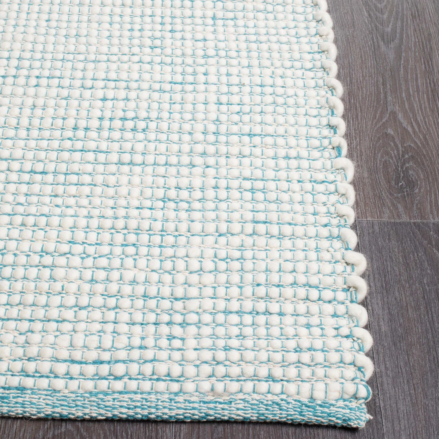 4 Common Ground Rugs Atelier 280x190cm - Large Hand Loomed Wool Floor Rug - Silver, 4 of 7