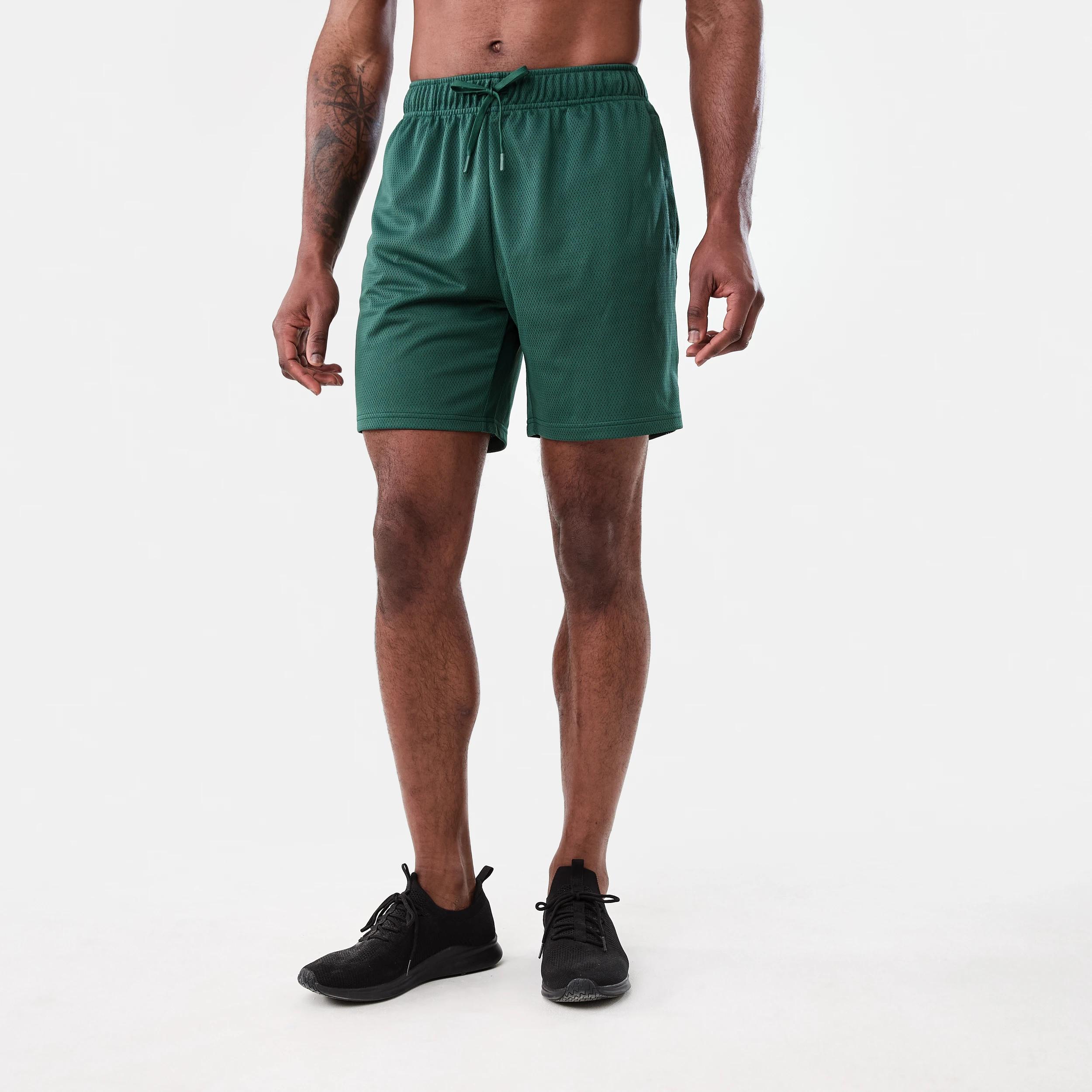 7 Active Mens Performance Mesh Shorts VINTAGE MOSS, 7 of 7