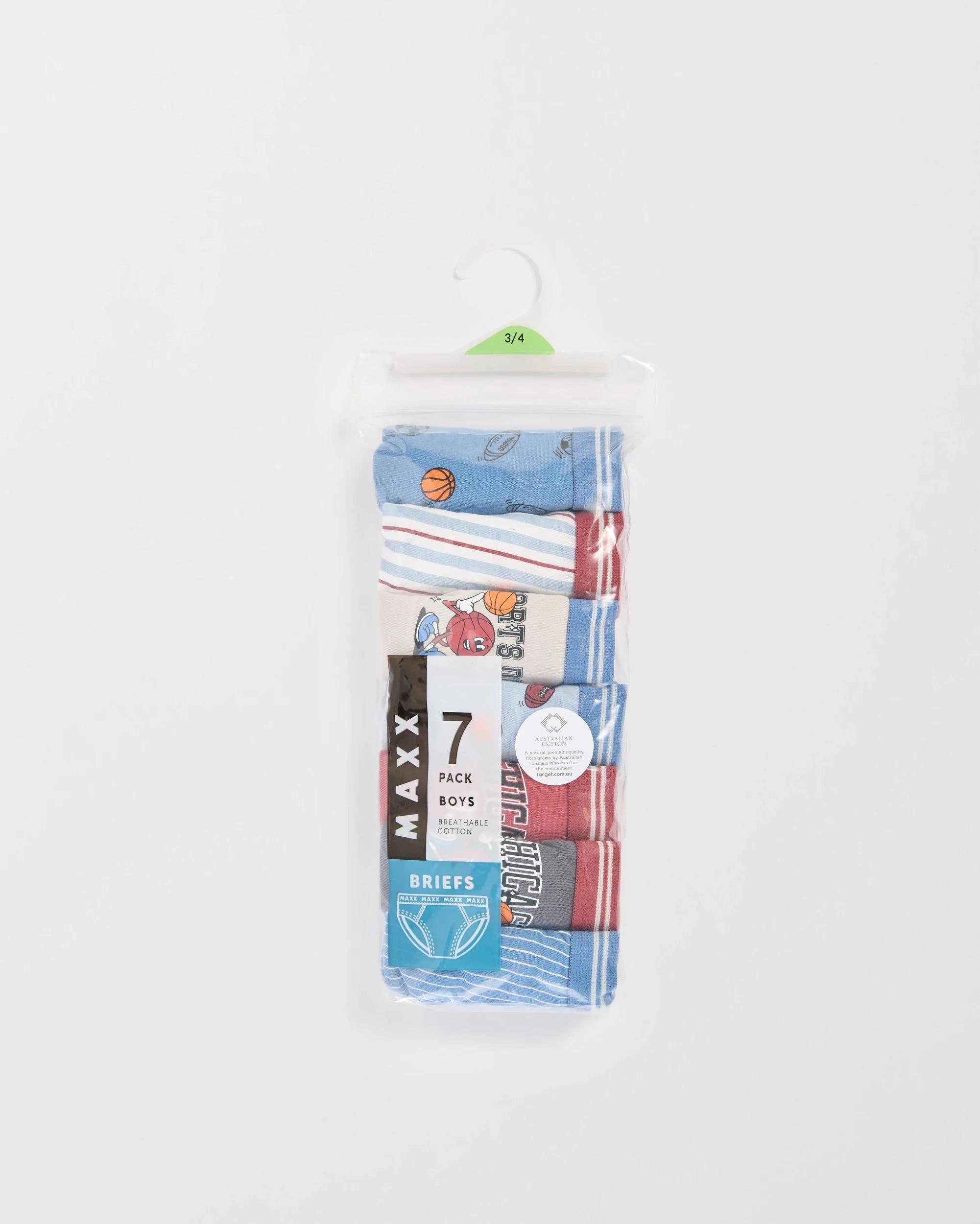 2 Disney Maxx Australian Cotton 7 Pack Younger Boys Briefs SPORT, 2 of 2