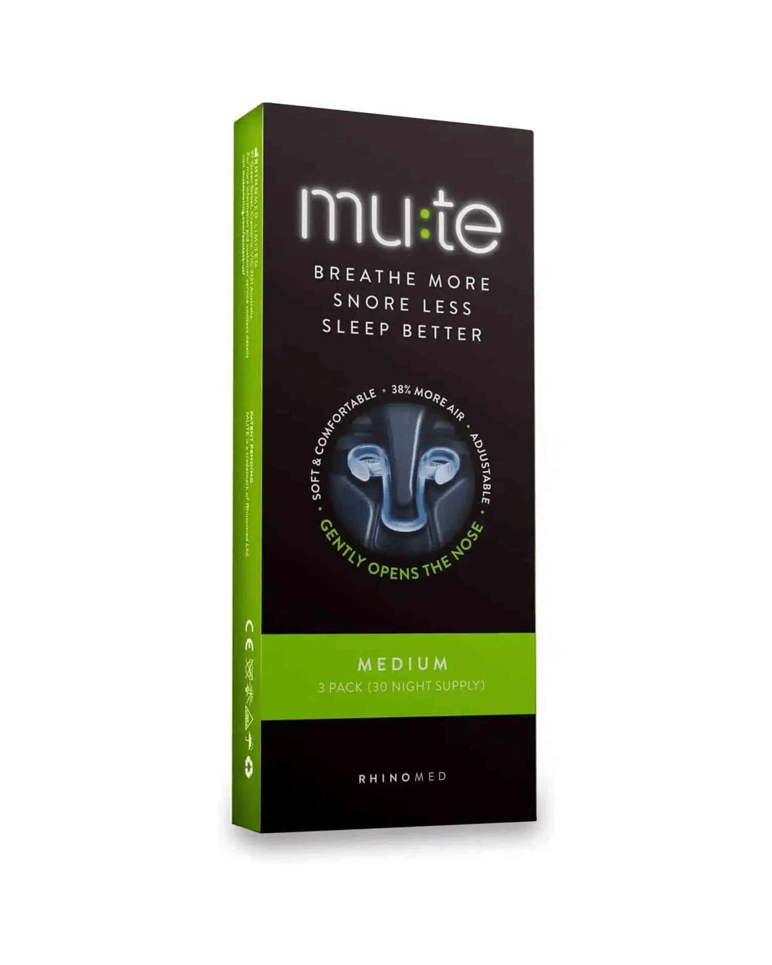 Mute Nasal Dilator Size Medium 3 Pack - Kmart