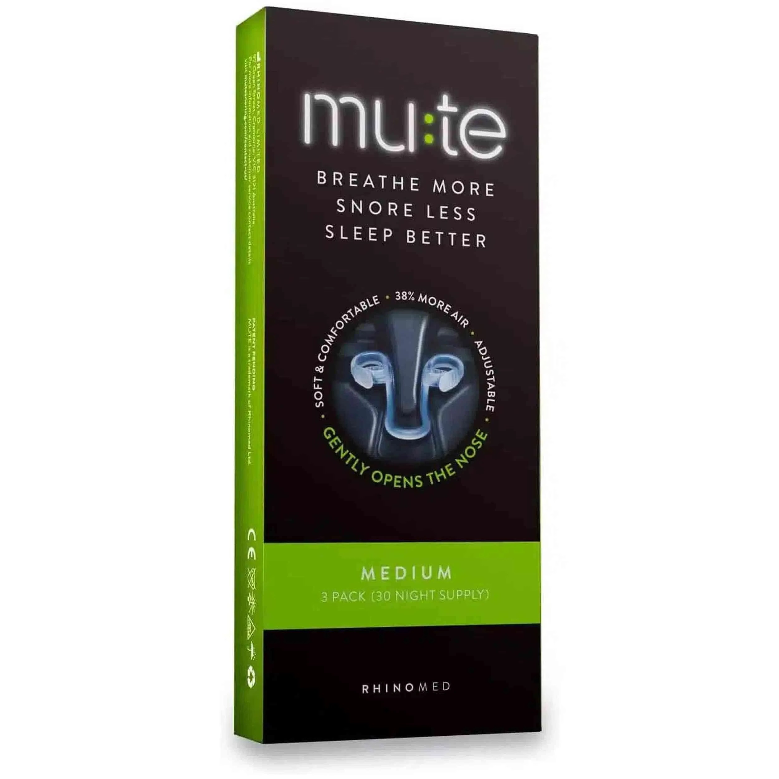 Mute Nasal Dilator Size Medium 3 Pack - Kmart