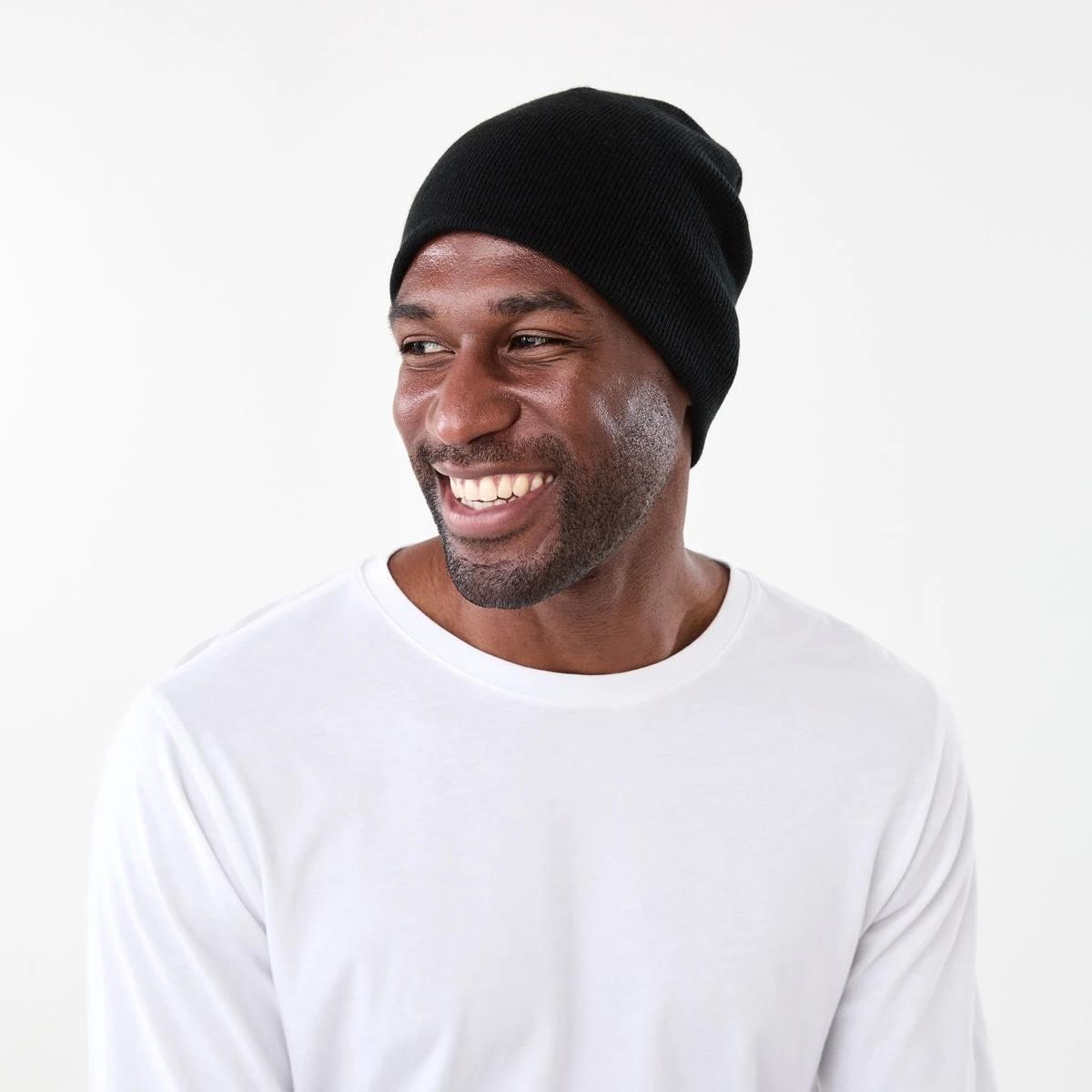 4 Plain Beanie Black, 4 of 4