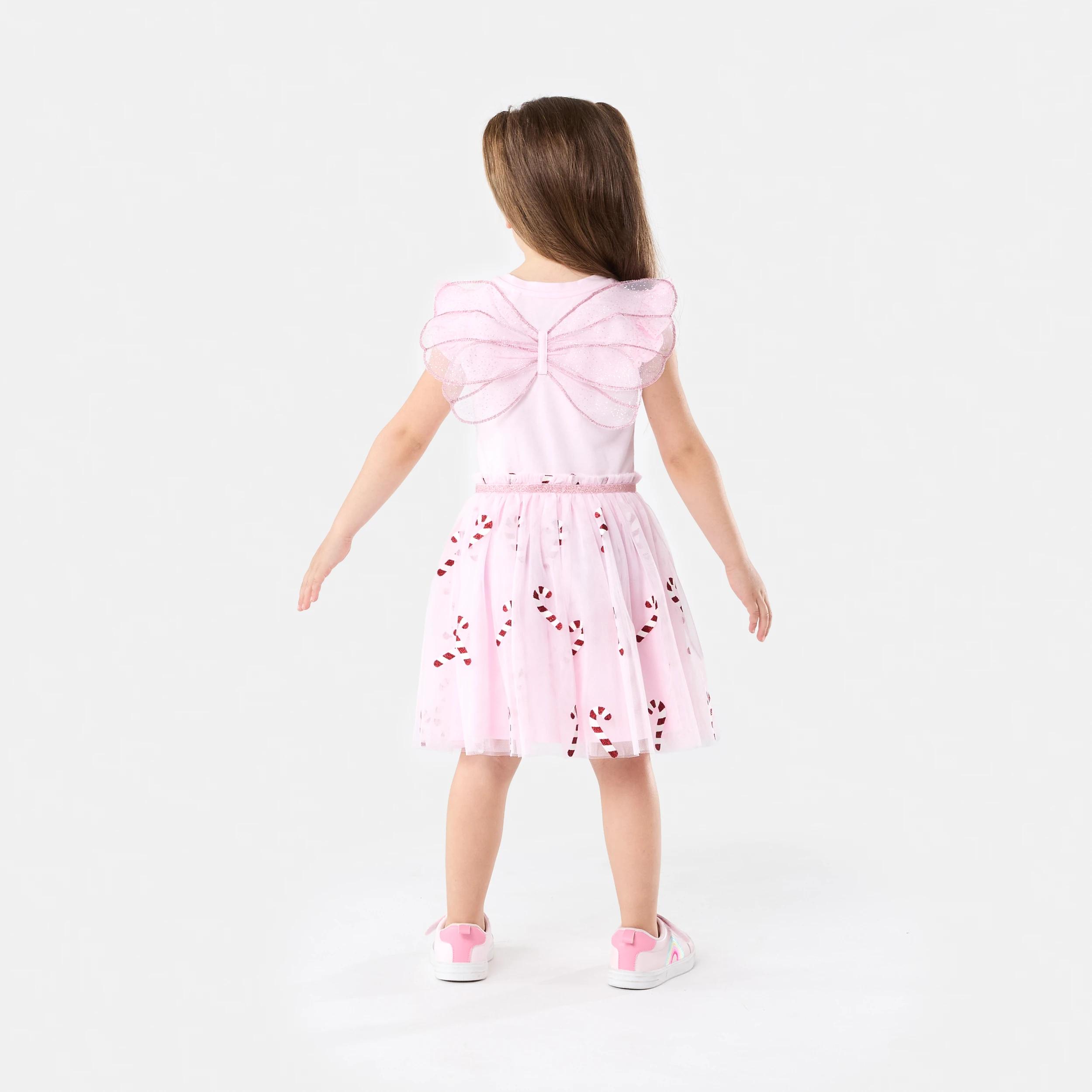 10 Christmas Tutu Dress PINK CANDY CANE, 10 of 10