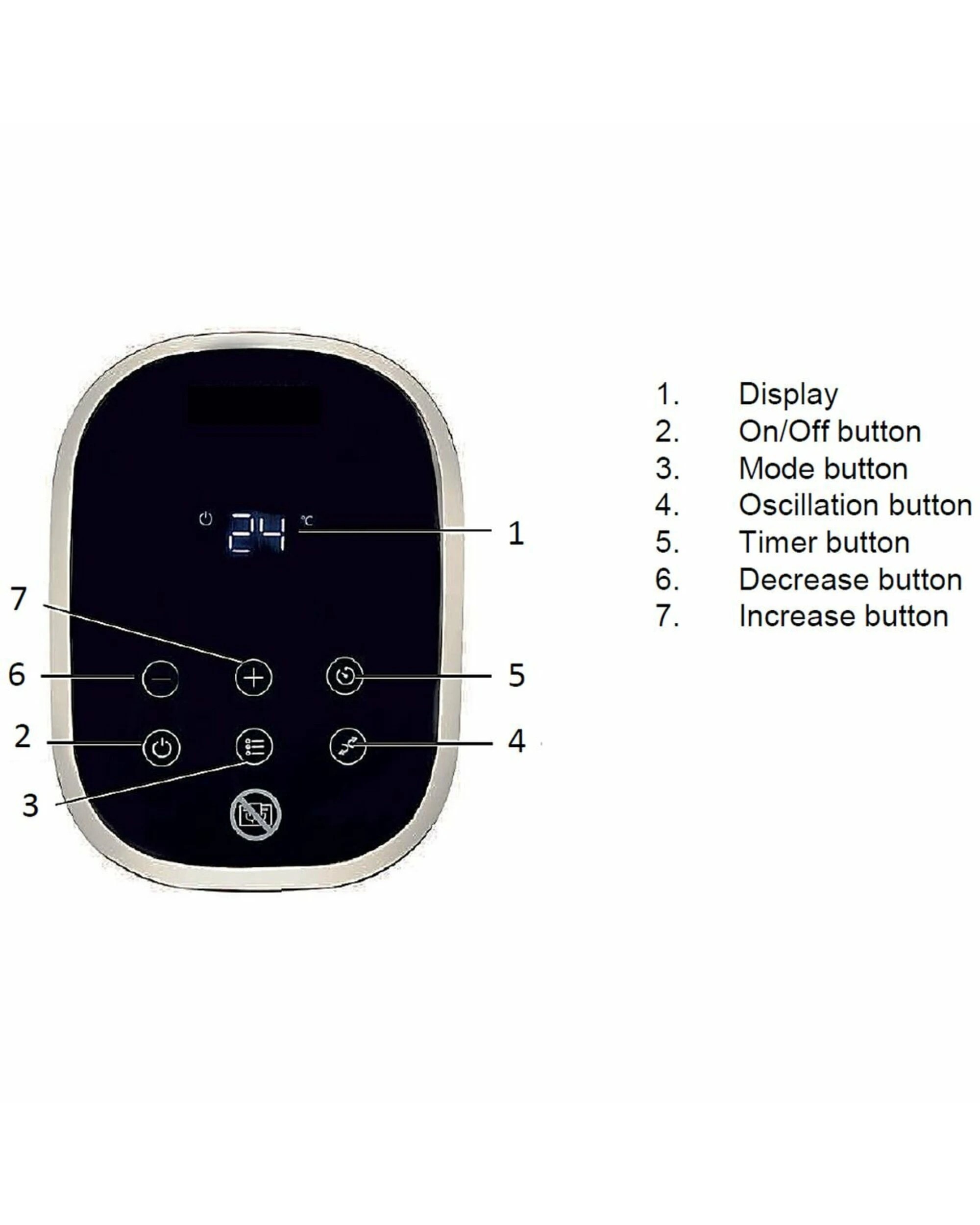 5 Goldair 2000W Whisper Quiet Tower Ceramic Heater with WiFi White, 5 of 5