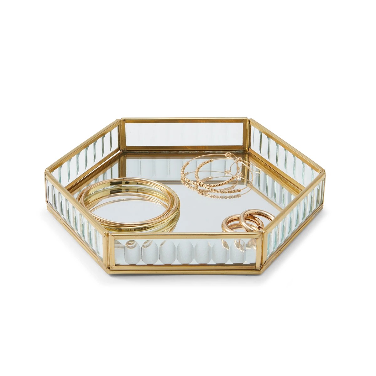 2 Fluted Glass Jewellery Tray, 2 of 5