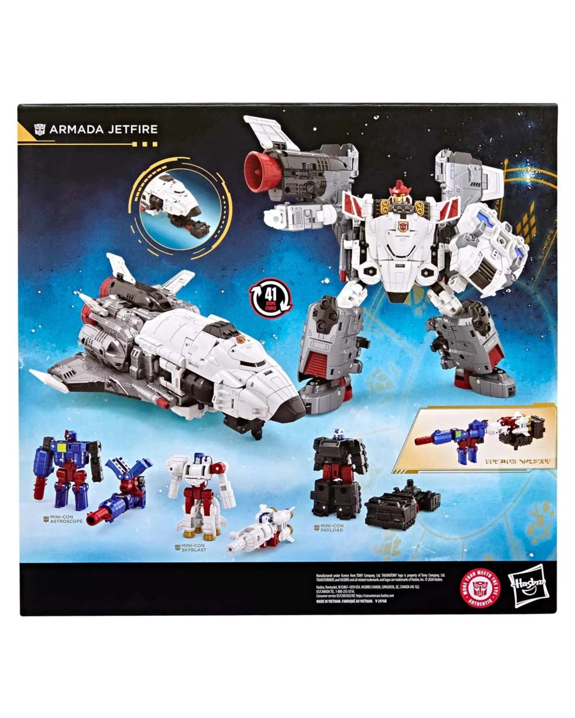 6 Transformers Age of the Primes Commander Class Armada Jetfire, 6 of 6