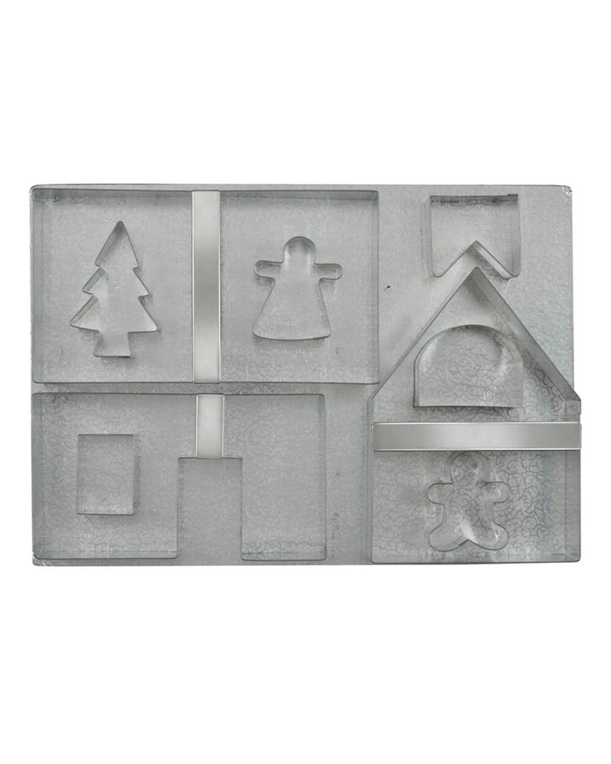 2 Avanti Gingerbread House 10 Piece Set Includes Base Board  2 x 10pc Sets - Silver, 2 of 3
