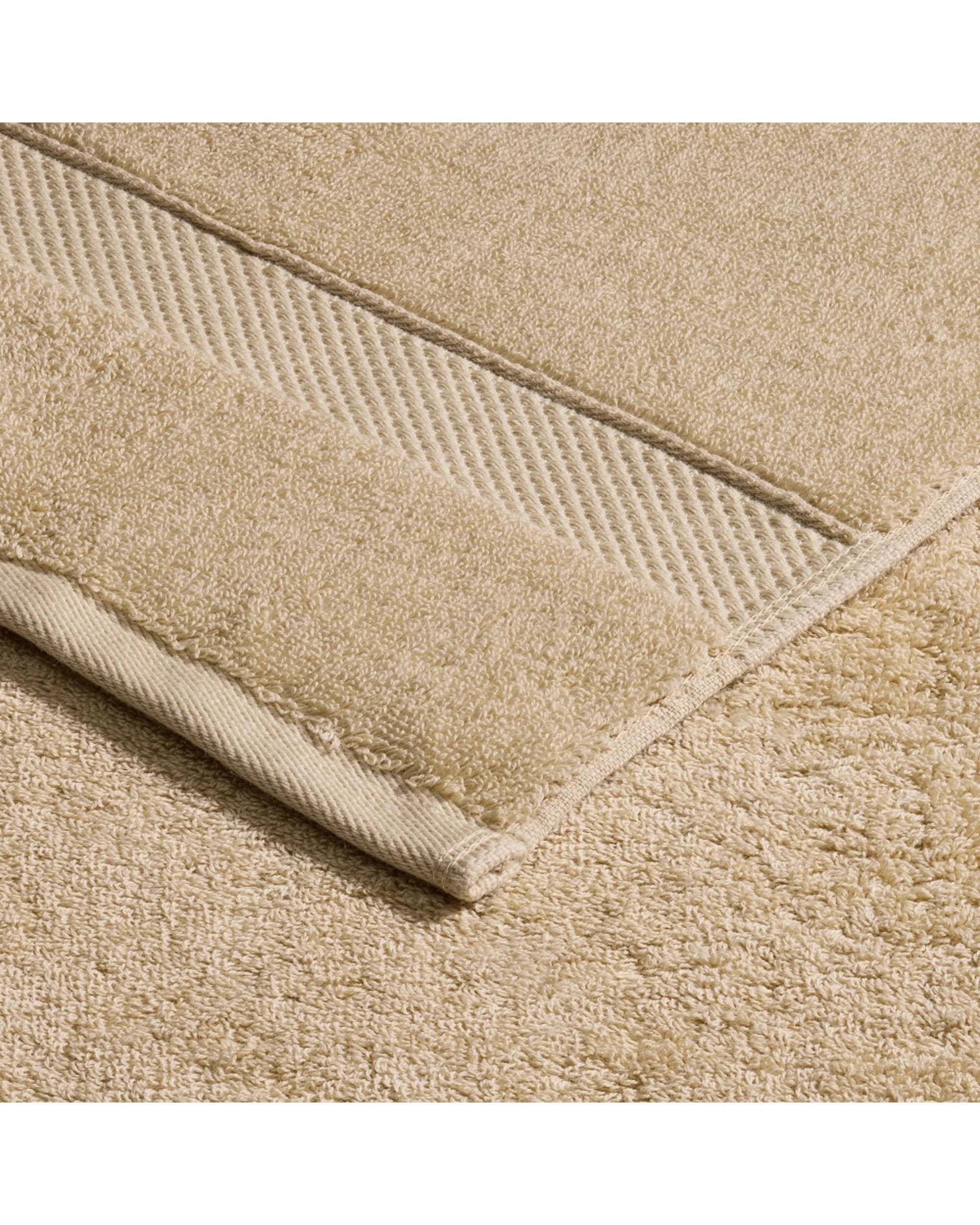 2 Bedding co 5pc Egyptian Cotton 700GSM Luxury Towel Set Plush French - Beige, 2 of 4