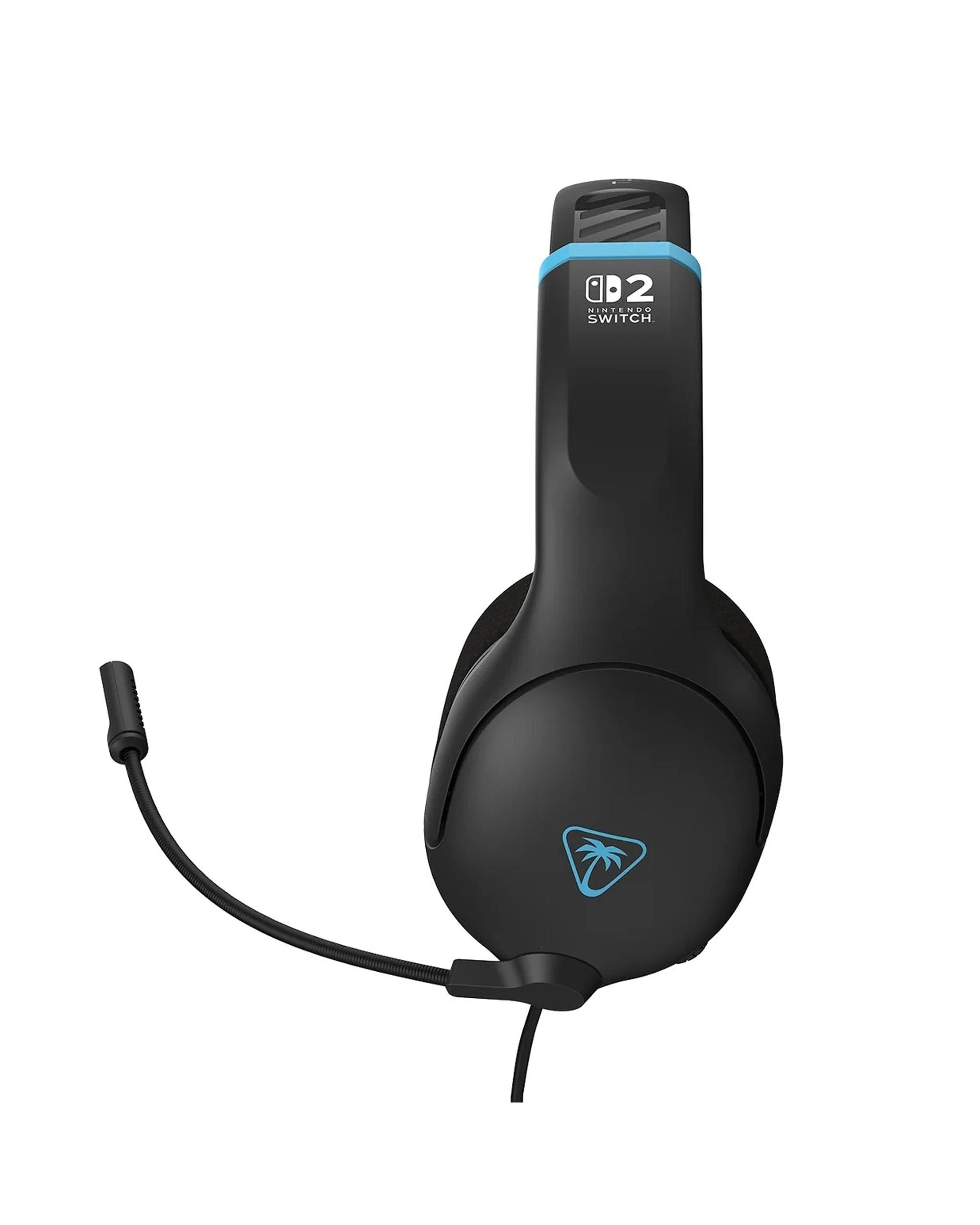 2 Turtle Beach Airlite Fit Wired Gaming Headset for Nintendo Switch 2 - Charcoal Black - Black, 2 of 6