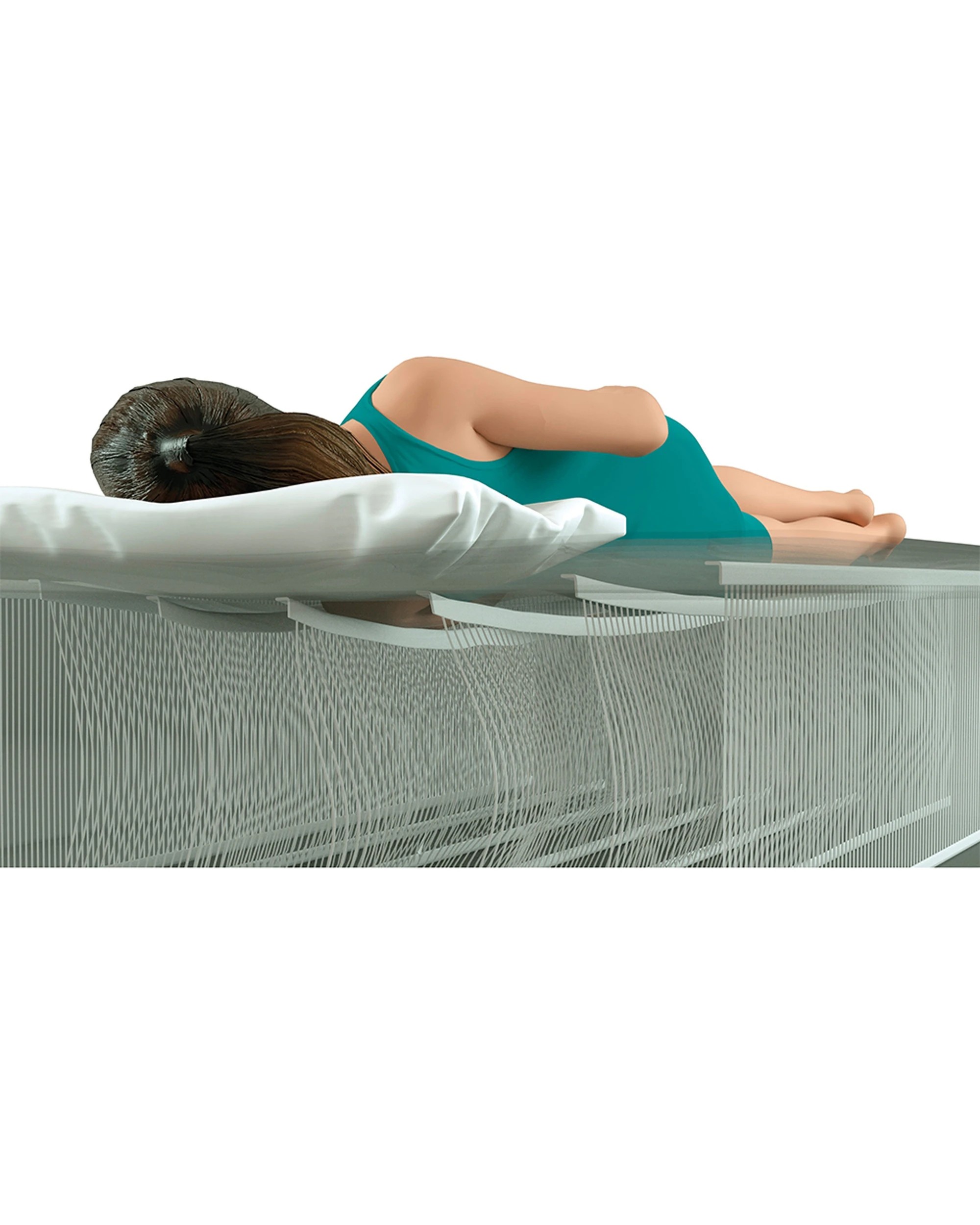 8 Intex Dura-Beam Classic Downy Twin Airbed Fiber-Tech Construction - Single Bed - Blue, 8 of 9