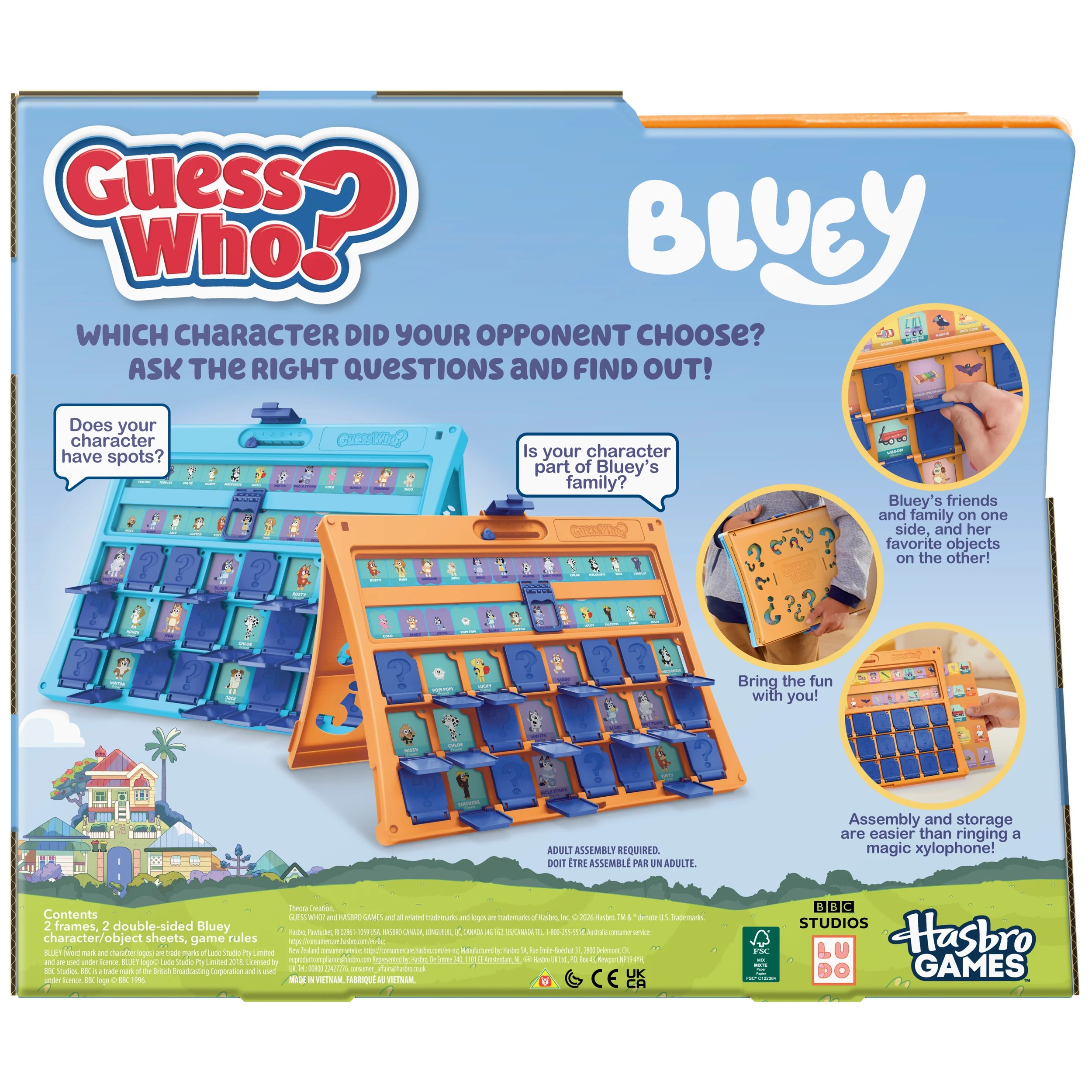 2 Hasbro Guess Who Bluey - Multi, 2 of 4