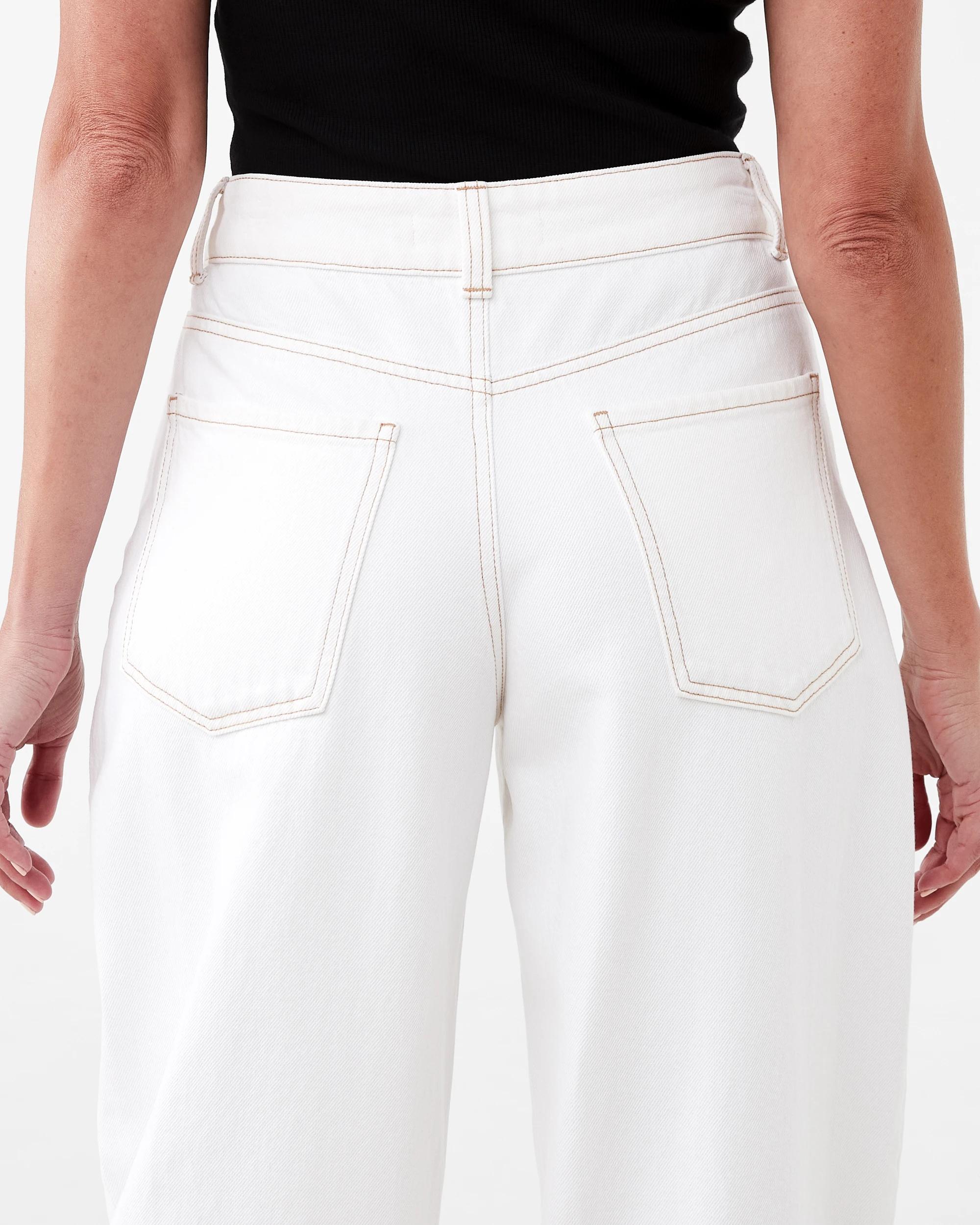 7 Barrel Leg Jeans Ecru, 7 of 9