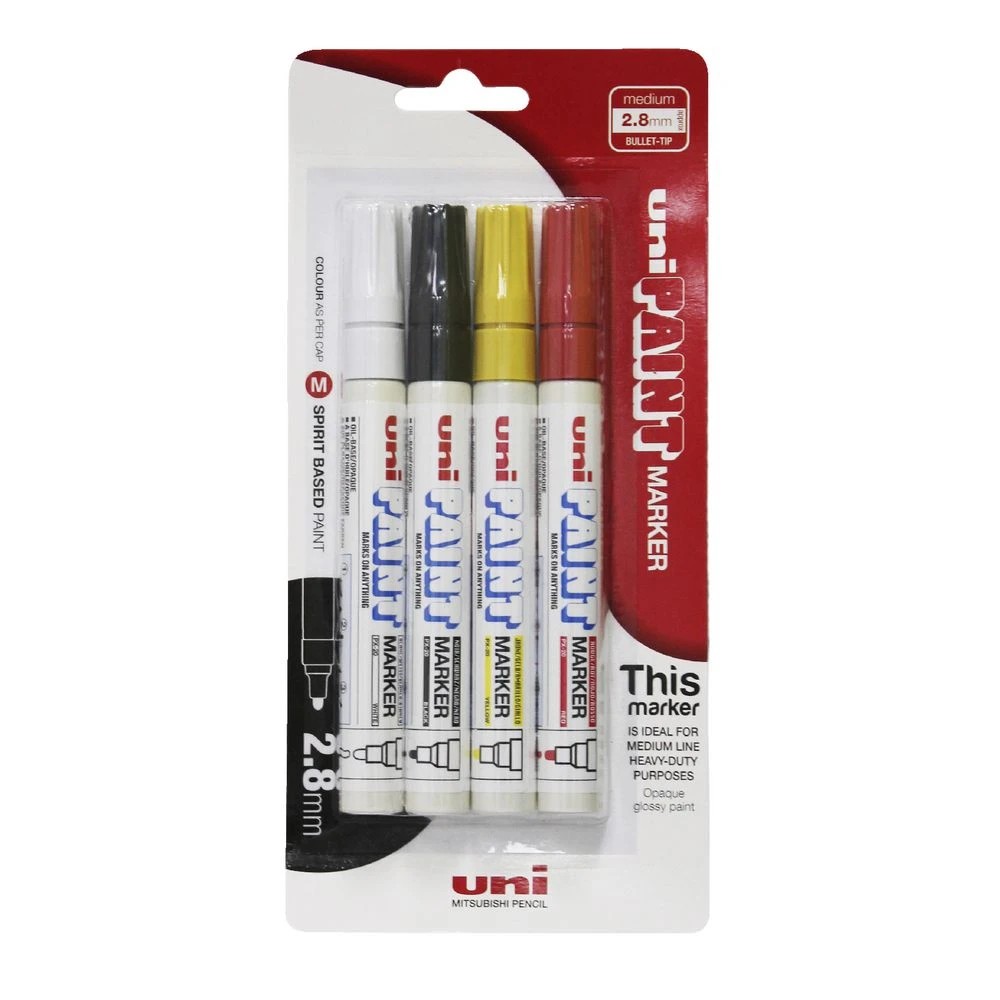 2 Uni PX-20 Paint Marker Assorted 4 Pack, 2 of 3