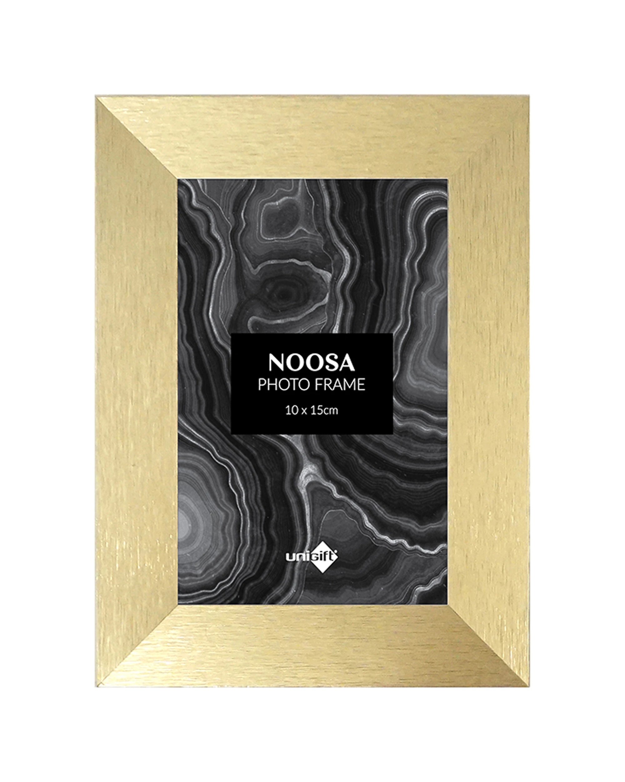 1 Unigift Noosa MDF Glass Picture Frame 10x15cm - Gold, 1 of 1
