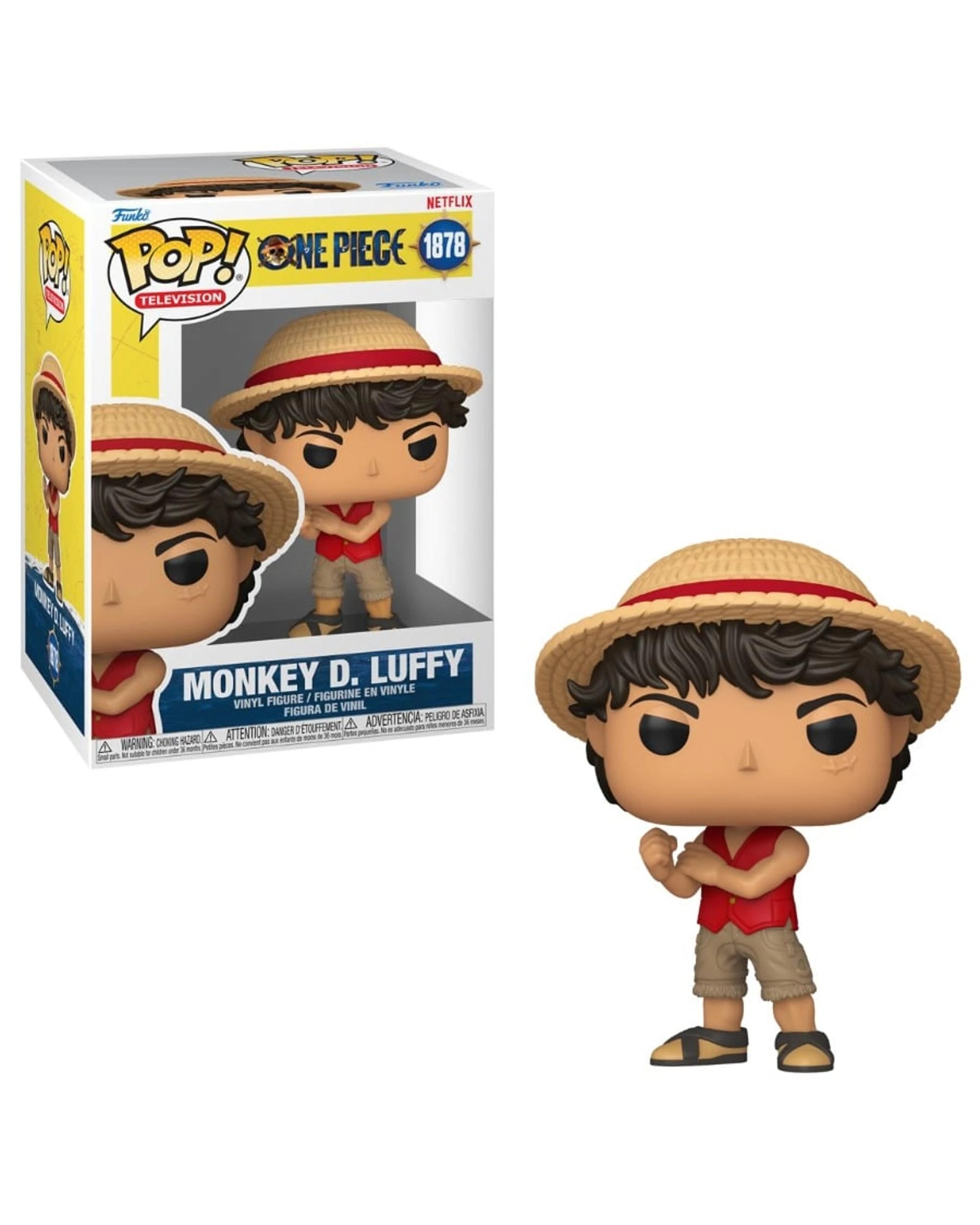 1 One Piece Netflix Monkey D. Luffy Funko POP! Vinyl, 1 of 2