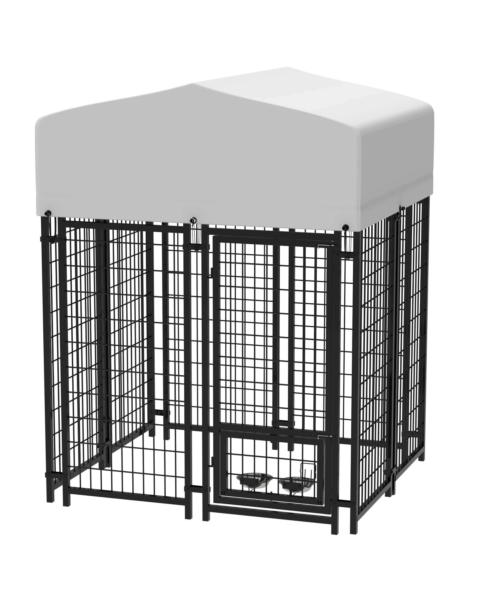 5 Advwin Dog Kennel Pet Playpen Large House Pet Run Cage Dog Cage Crate, 5 of 9