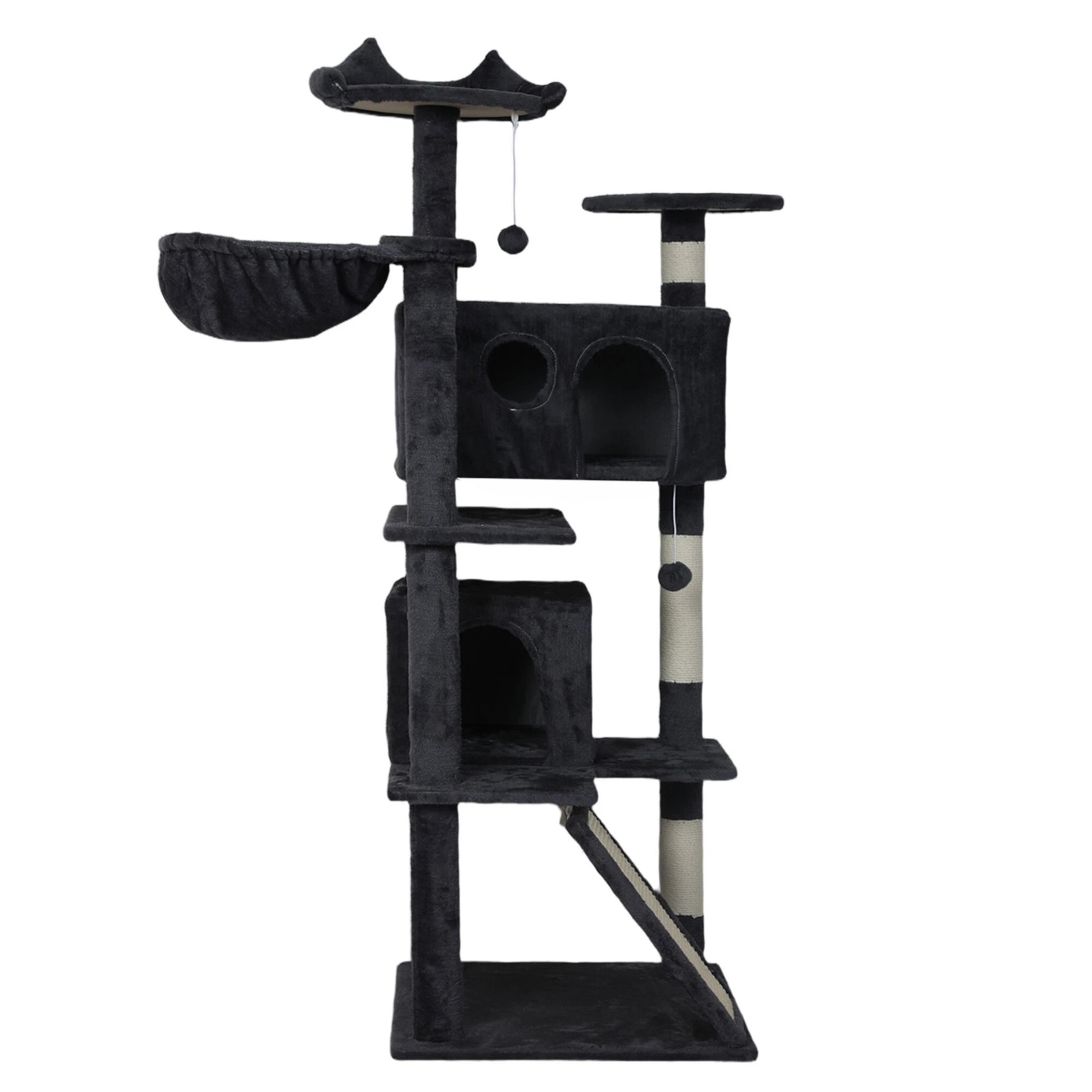 2 Pawz Cat Tree 145cm - Black, 2 of 9