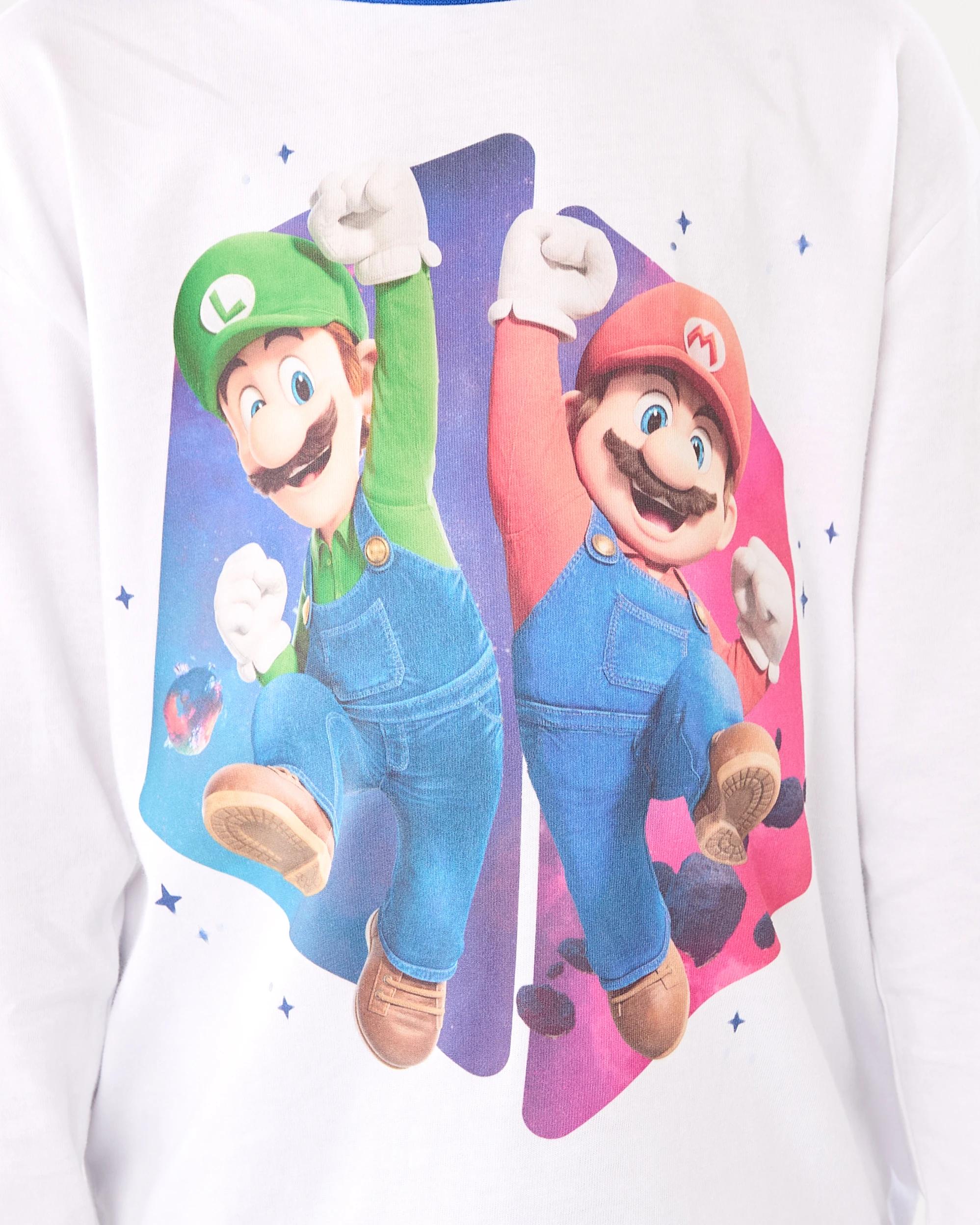 5 Super Mario License Long Sleeve T-shirt Mario, 5 of 8