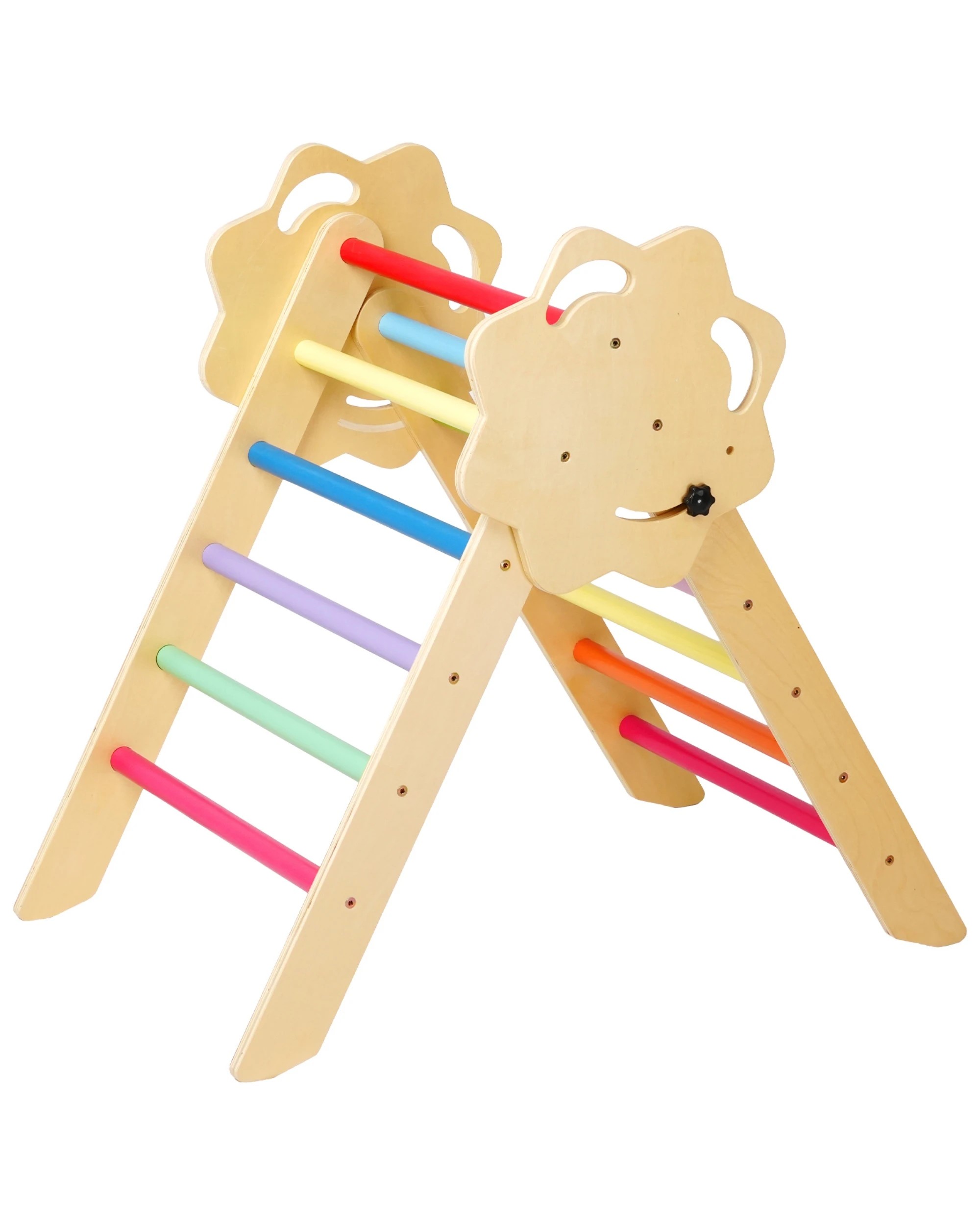 7 Advwin 8-in-1 Baby Climbing Frame Set Wooden Toddler Climbing Toys Kids Playground Climber Playset Jungle Gyms, 7 of 8