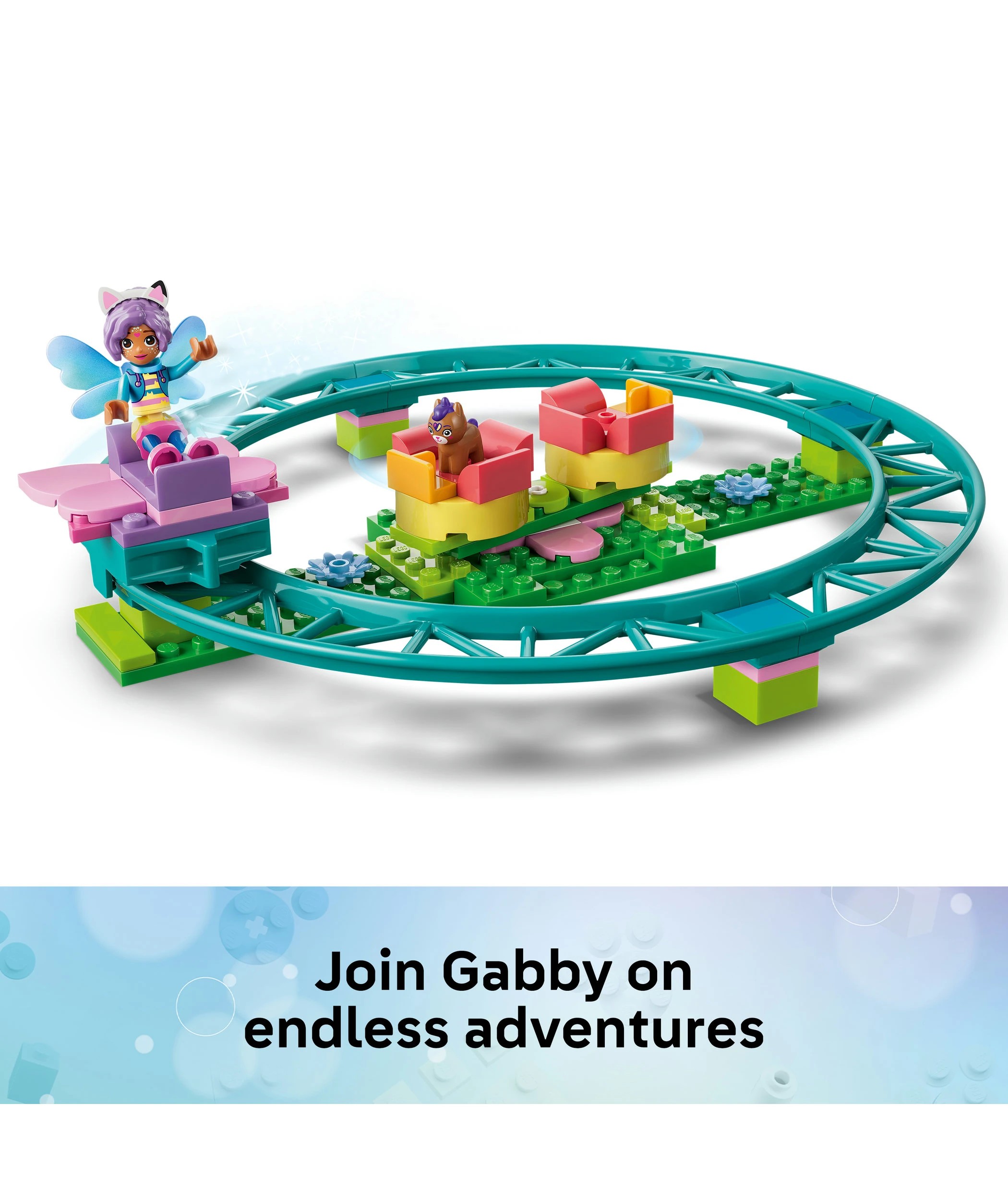 6 LEGO Gabby's Dollhouse Fairy Roller Coaster and Tea Party 11214, 6 of 10