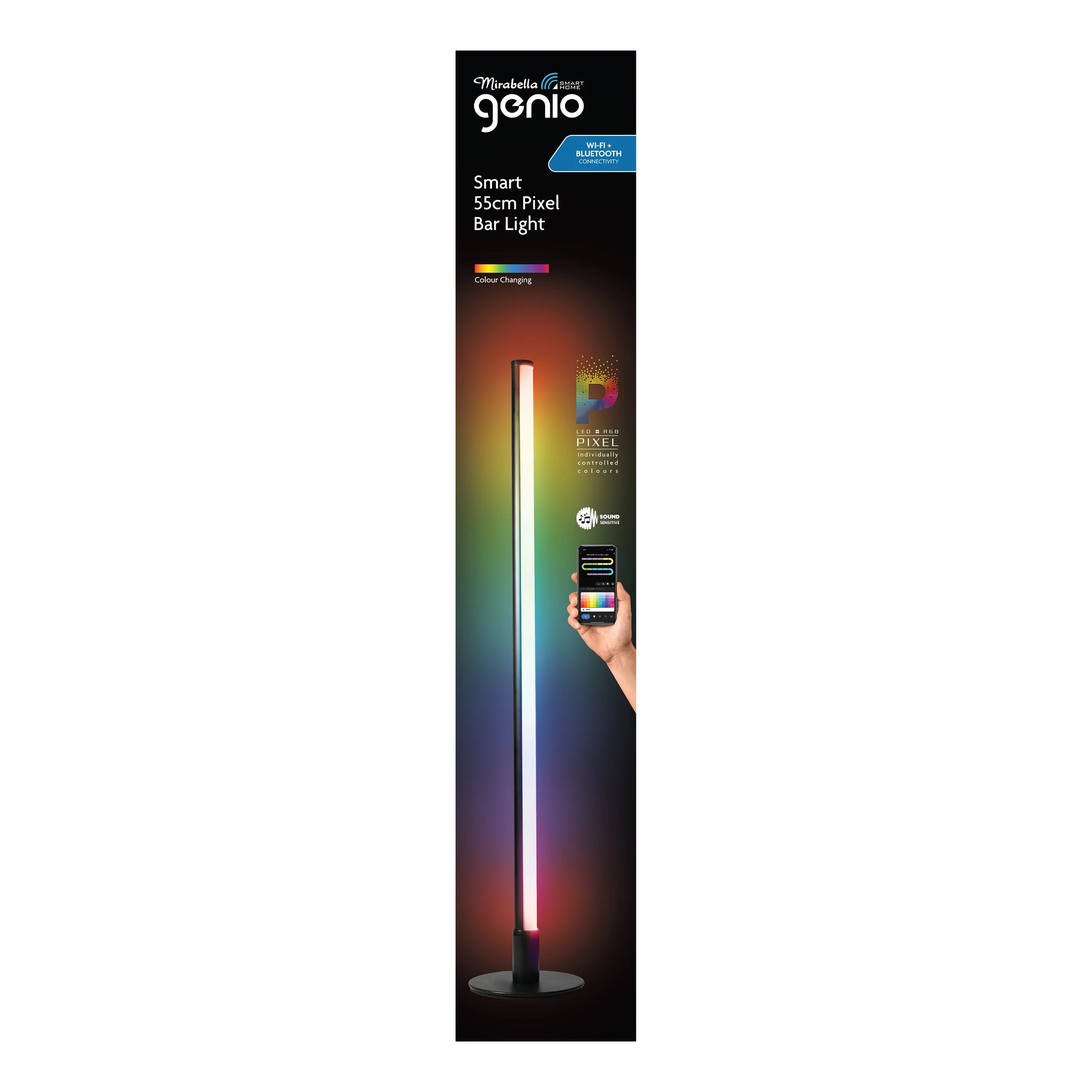 1 Mirabella Genio Smart 55cm Pixel Bar Light, 1 of 4