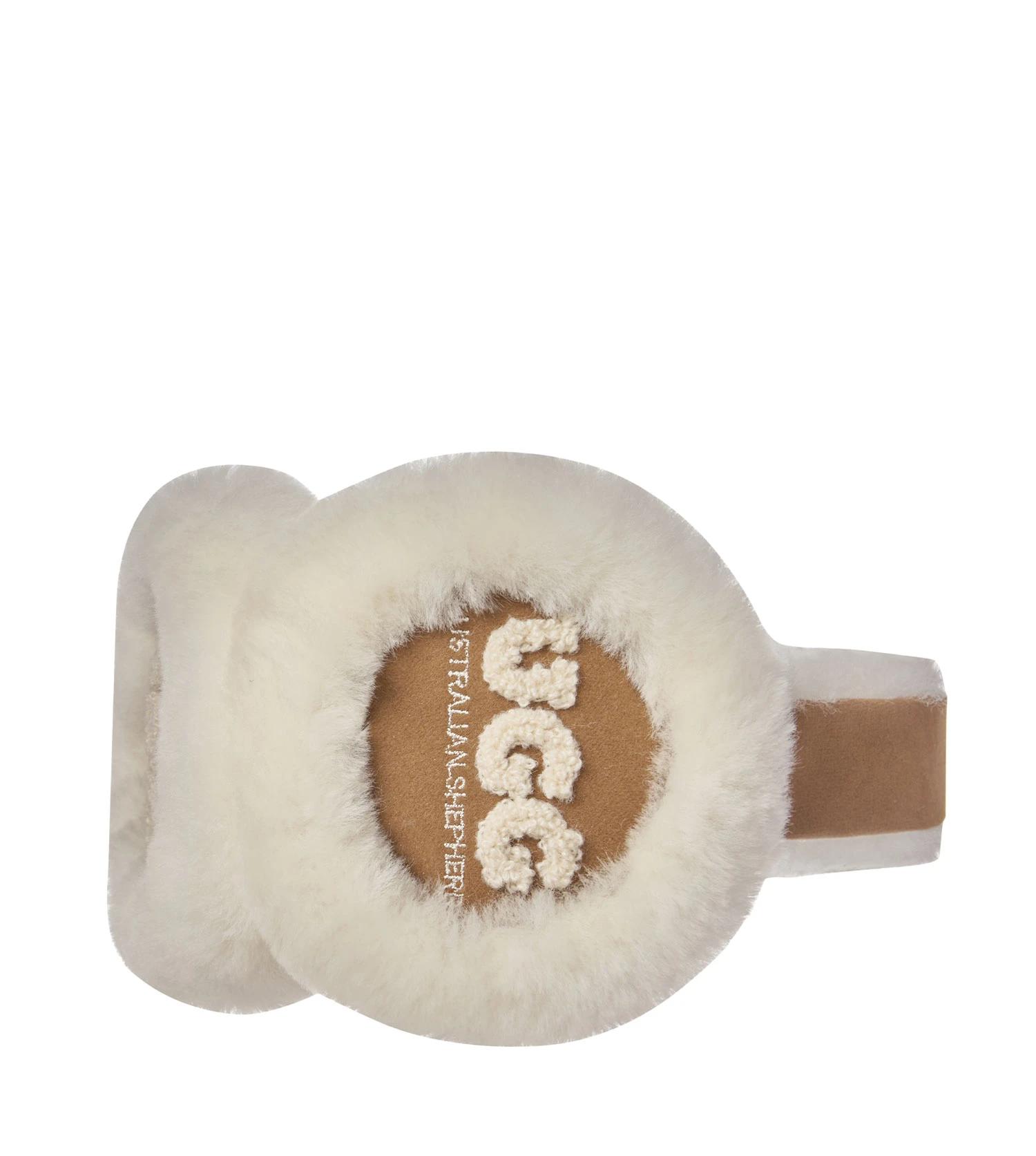 4 Australian Shepherd UGG Kids Cloud Earmuff CHESTNUT, 4 of 5