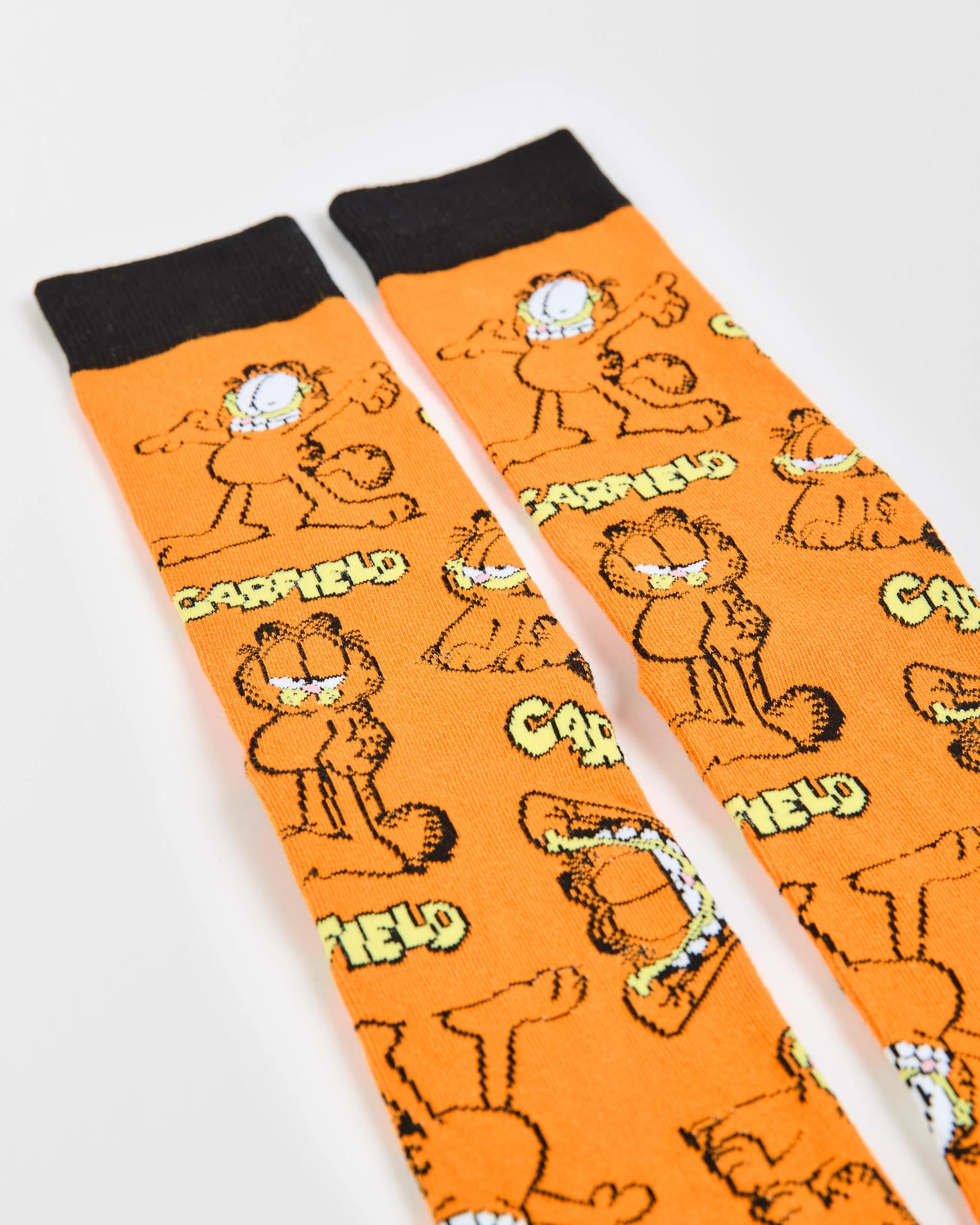 2 Garfield Licensed Crew Socks - Swag GARFIELD, 2 of 3