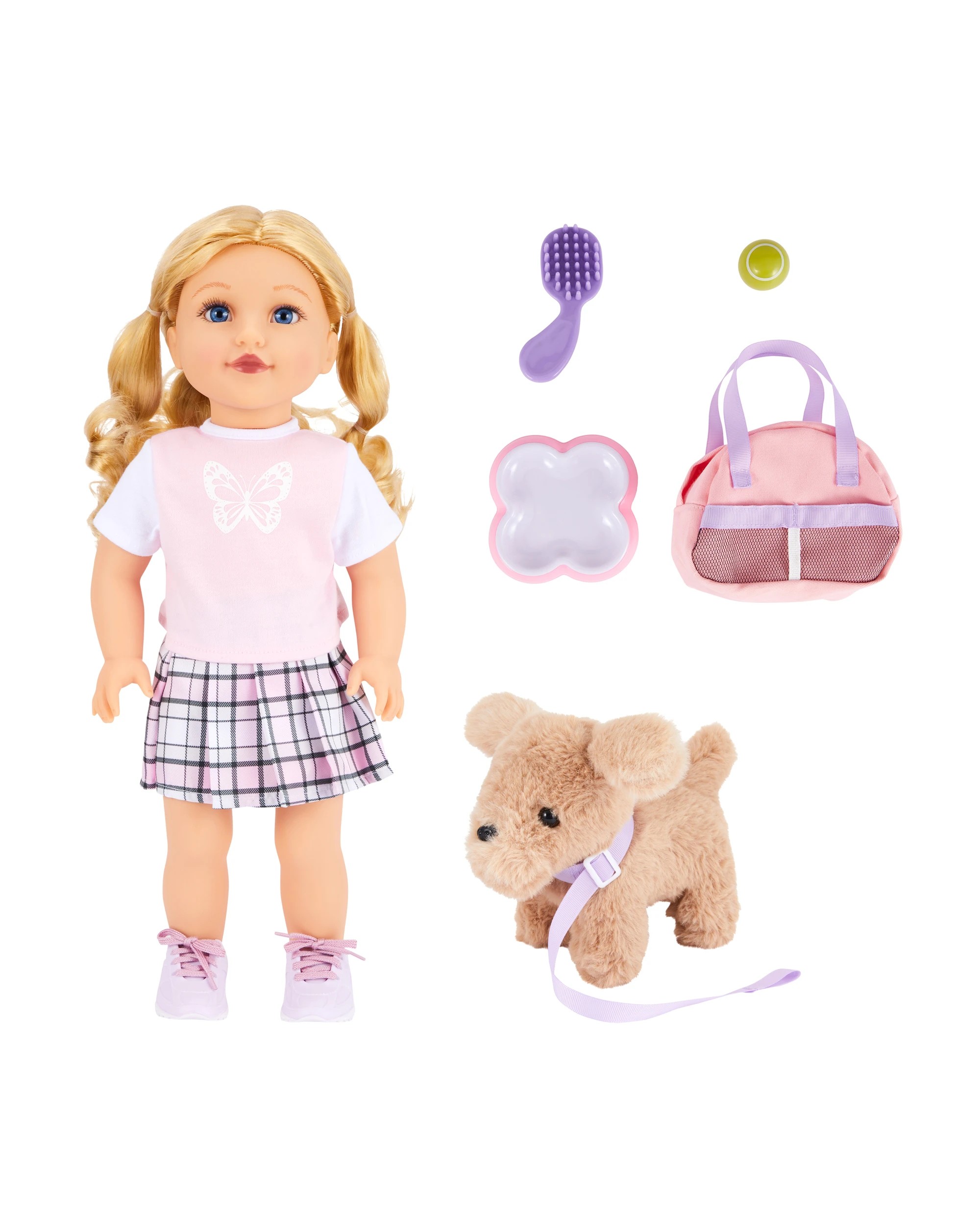 2 45cm Enchanted Dreams Doll and Puppy Playset, 2 of 7