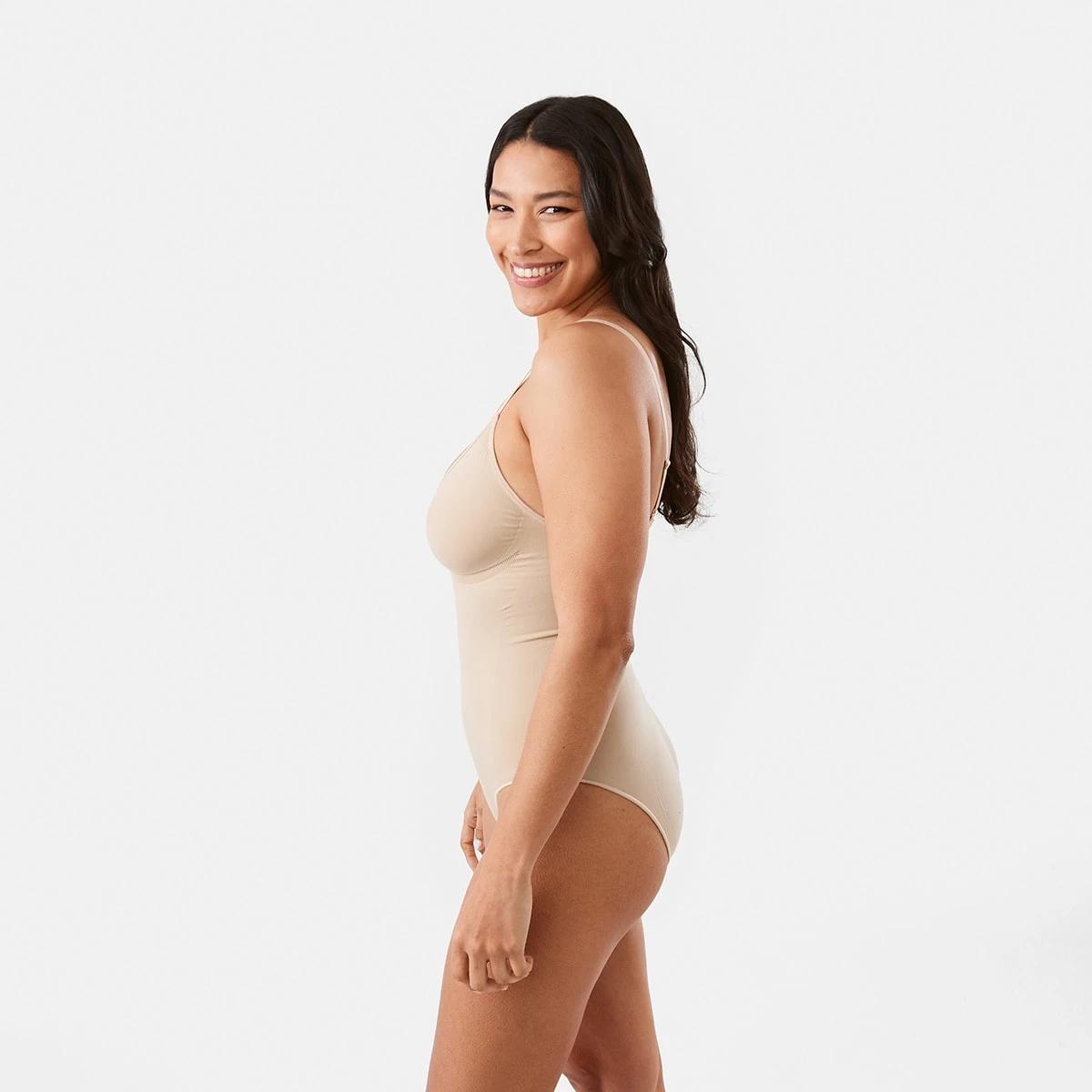2 Seamfree Bodysuit Fawn Beige, 2 of 6