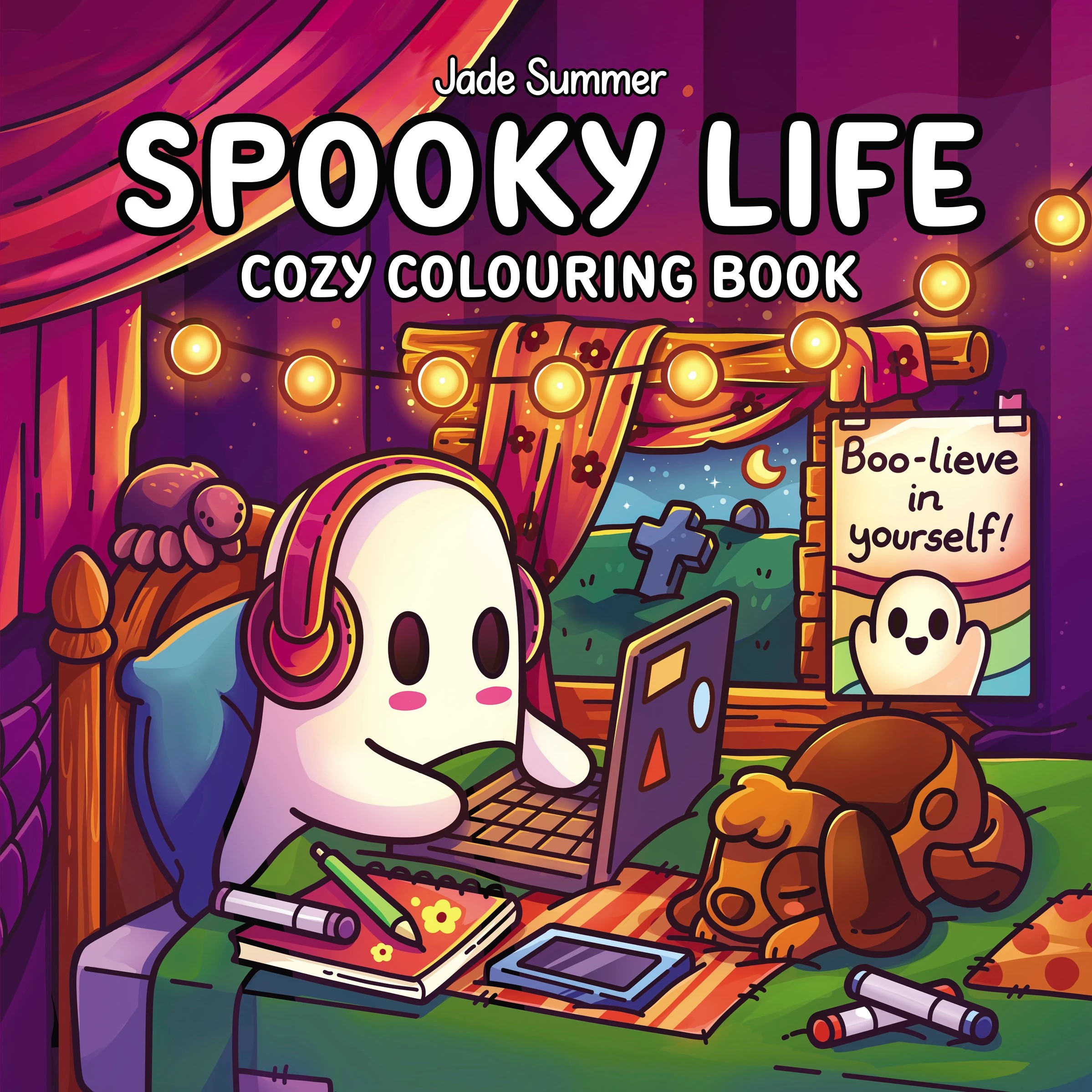 1 Spooky Life Cozy Colouring Book by Jade Summer - Book, 1 of 5