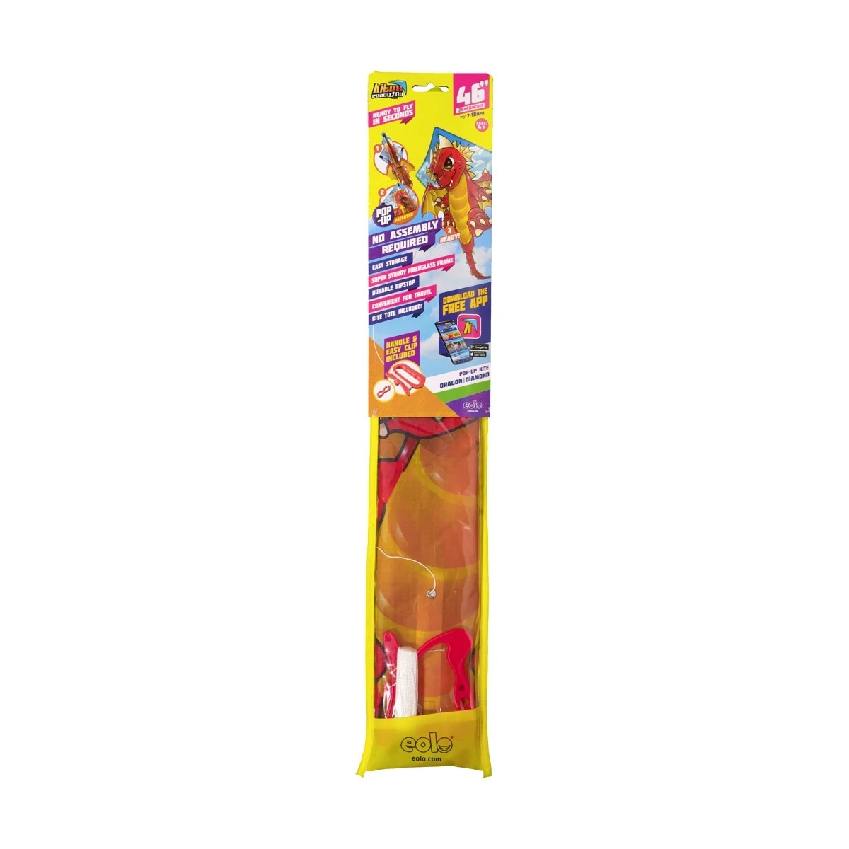 4 Kites Ready2fly Pop-Up Diamond Kite - Assorted, 4 of 5