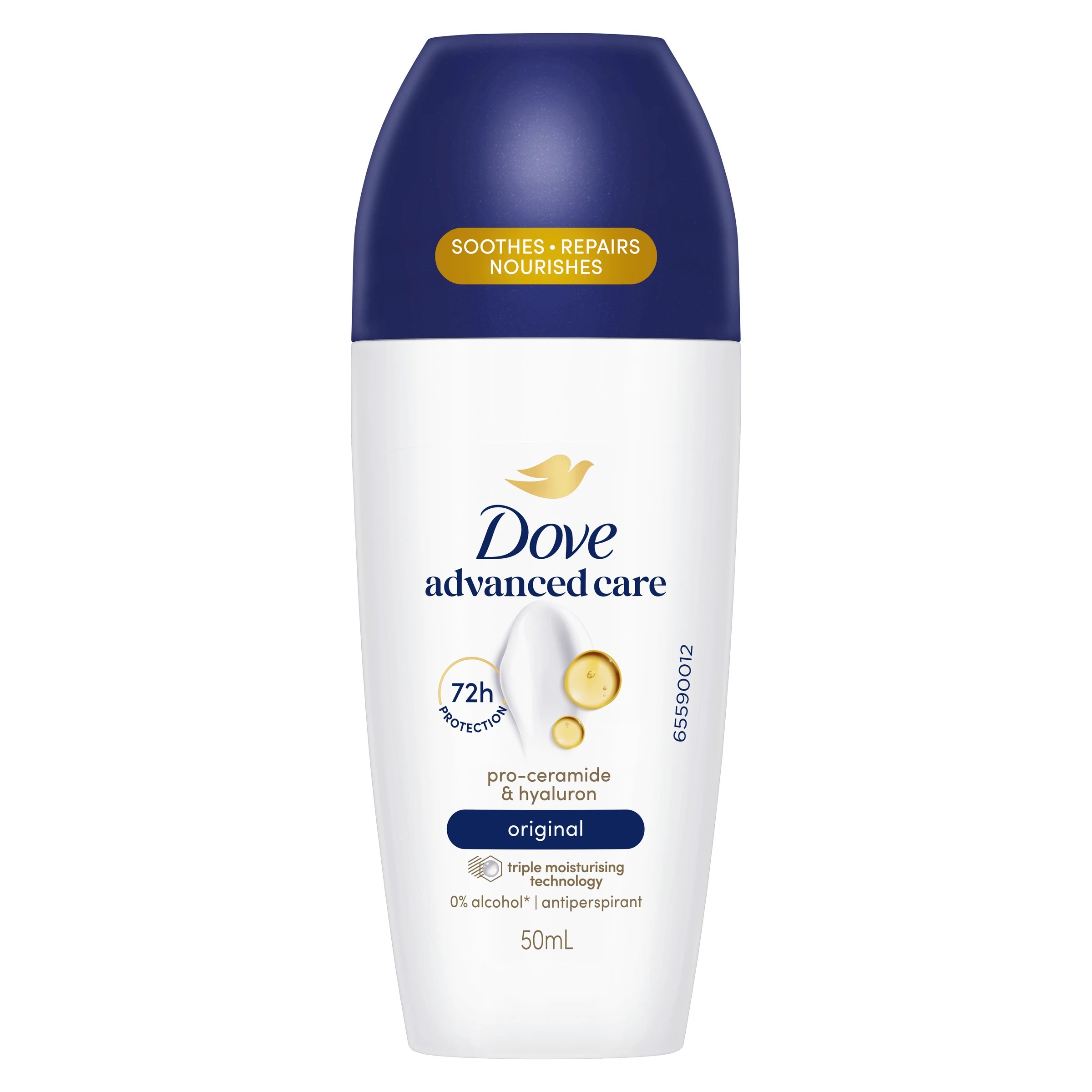 1 Dove Advanced Care Original Antiperspirant Deodorant Roll-On 50ml - Pro-Ceramide and Calendula, 1 of 7