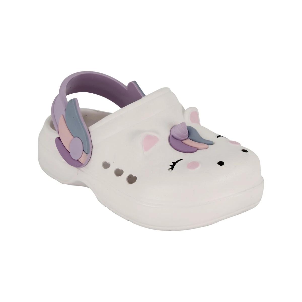 1 Junior Novelty Clogs CREAM, 1 of 4