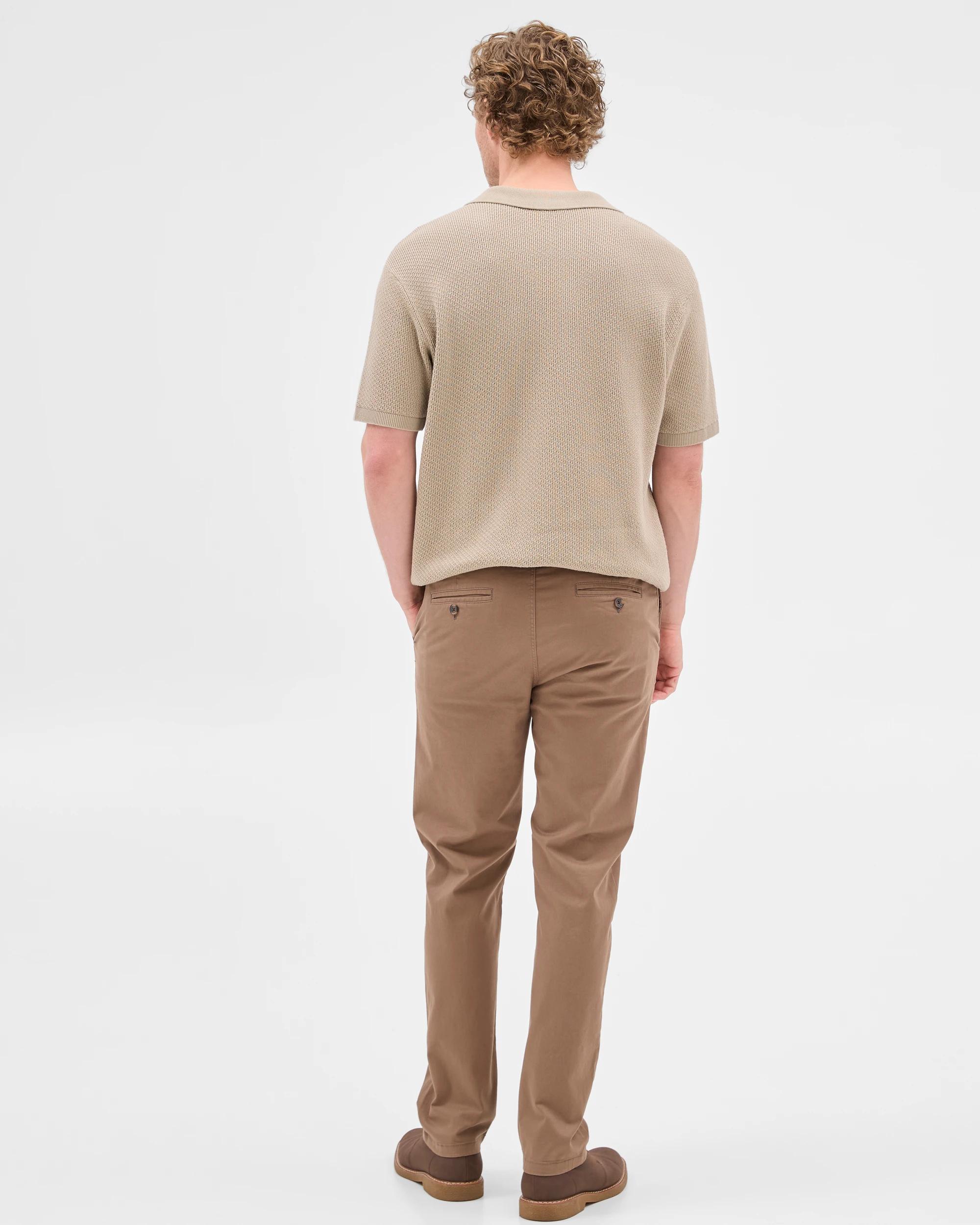 4 Target Australian Cotton Rich Straight Chino Pants SHITAKE, 4 of 9