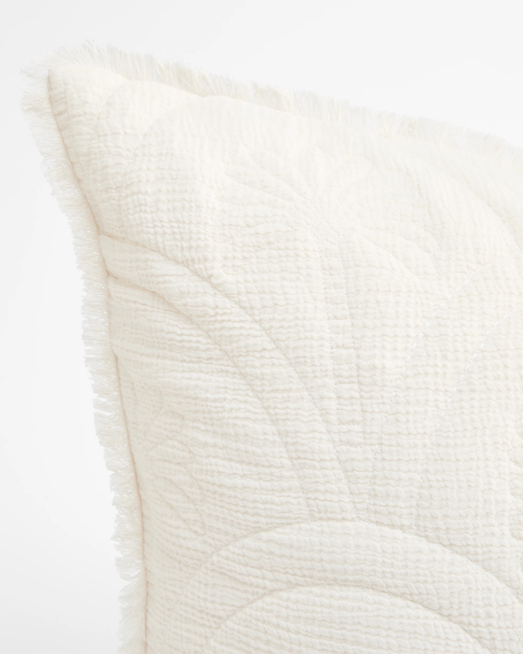 5 Target Palm Quilted Australian Cotton European Pillowcase
 - Queen Bed
 - Natural, 5 of 5