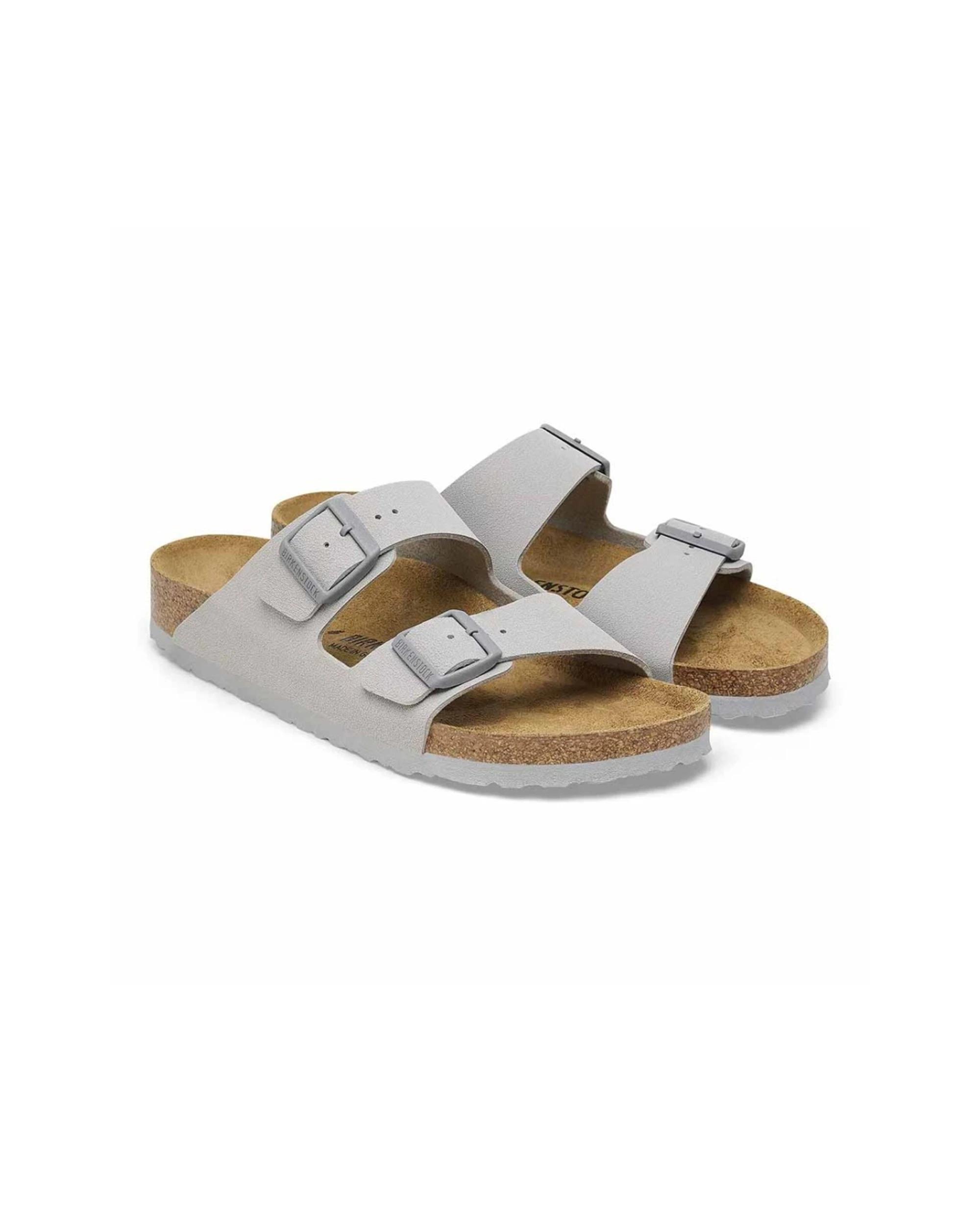 2 Birkenstock Arizona Birko-Flor Sandals Regular Width STONE COIN, 2 of 6