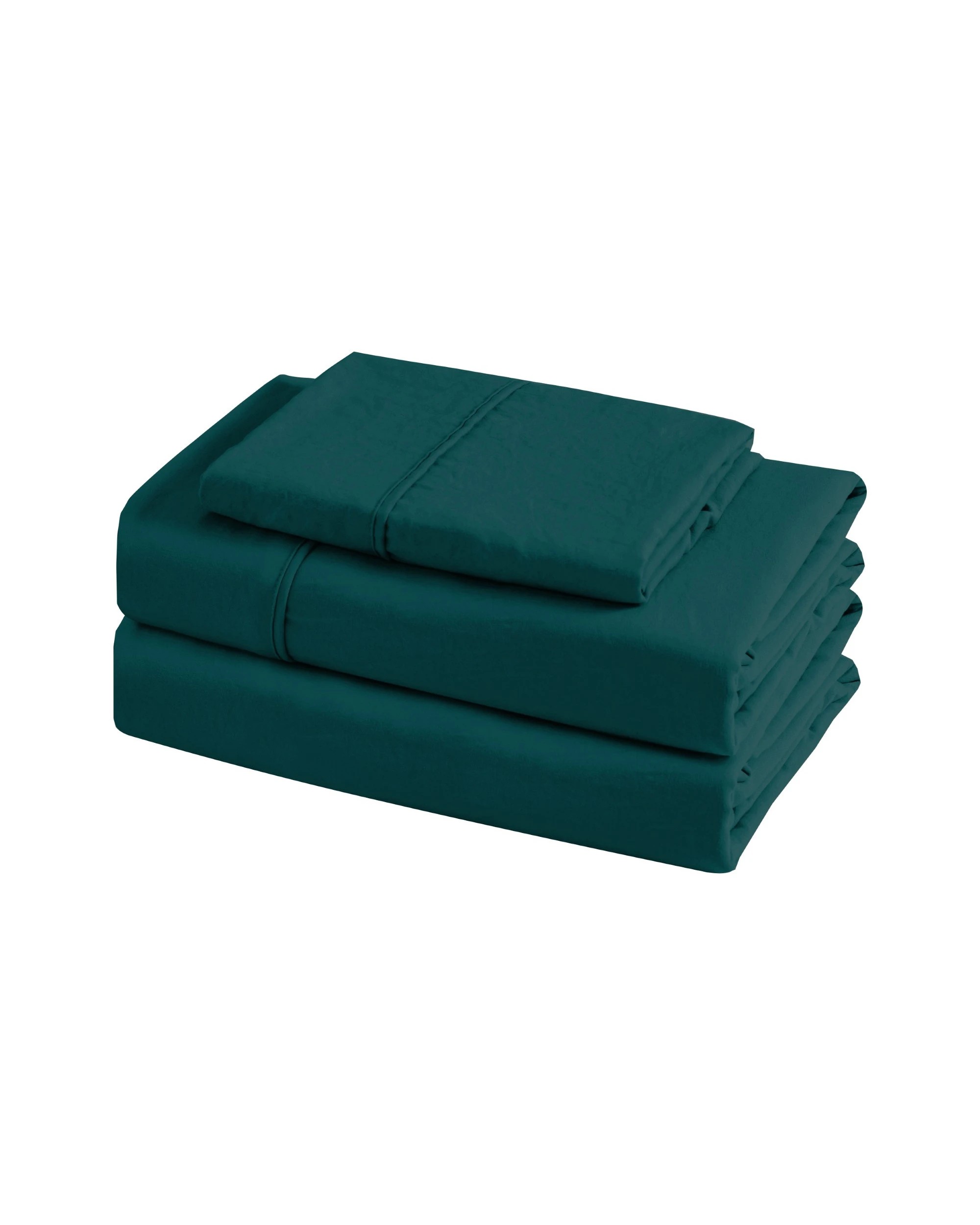 10 Dreamaker Superfine Washed Microfibre Sheet Set - King Single Bed - Teal, 10 of 10