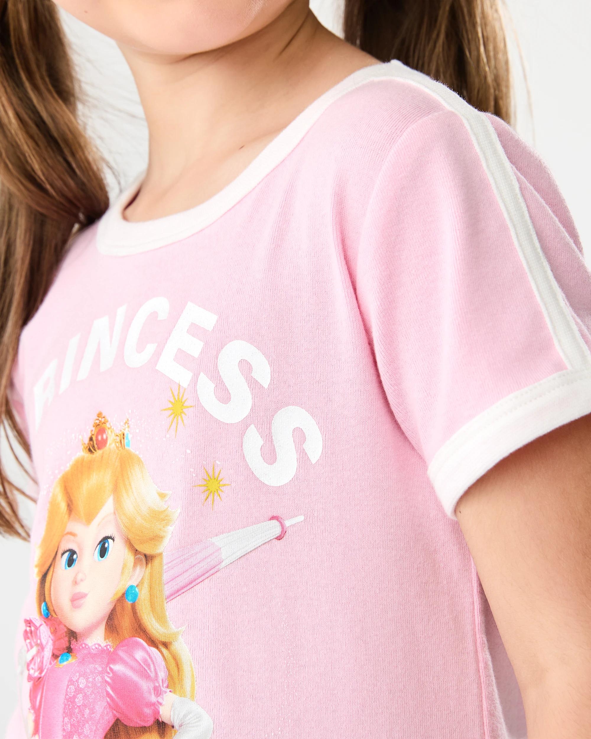 6 Princess Peach License Short Sleeve T-shirt Mario, 6 of 8