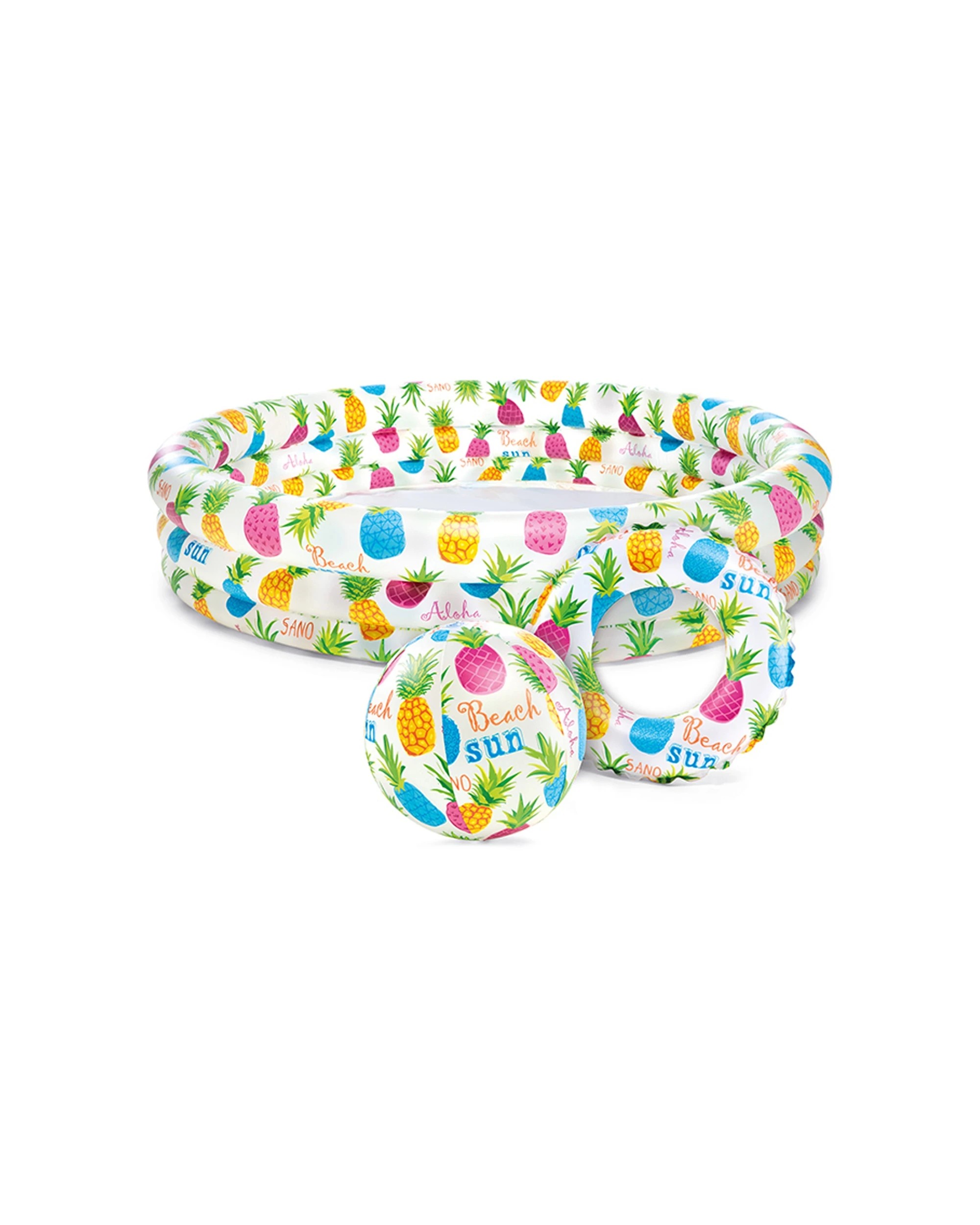 1 Intex Pineapple Splash Swimming Pool Set - Multi, 1 of 5