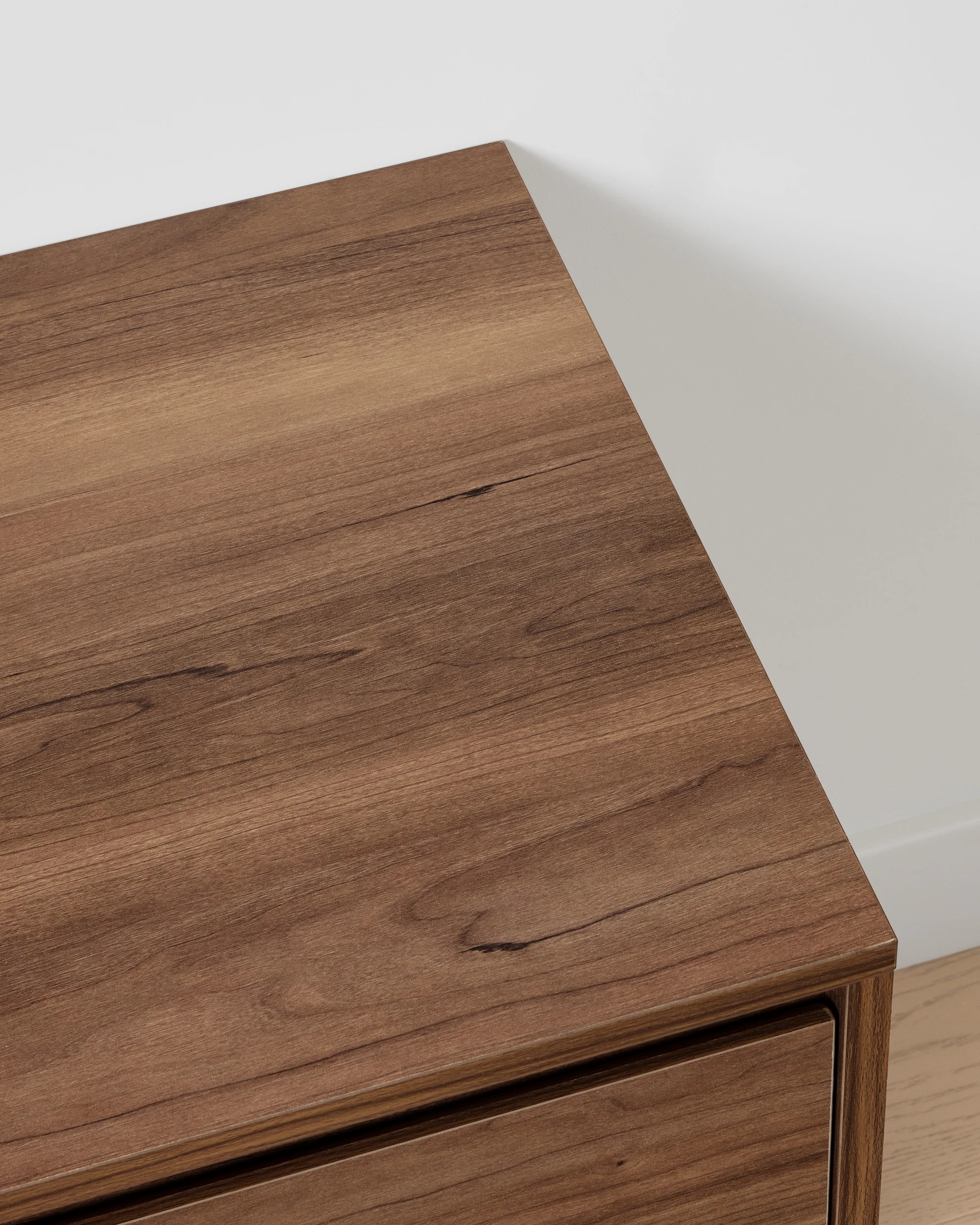 4 Thorne 2 Drawer Bedside Table - Walnut, 4 of 7