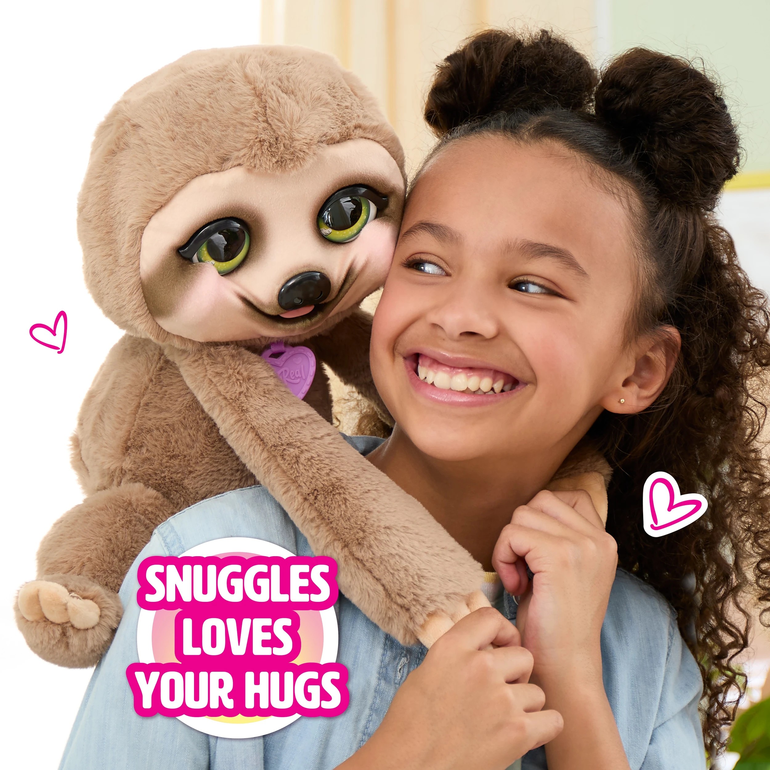 5 furReal Snuggles the Smiling Sloth Plush Toy, 5 of 7