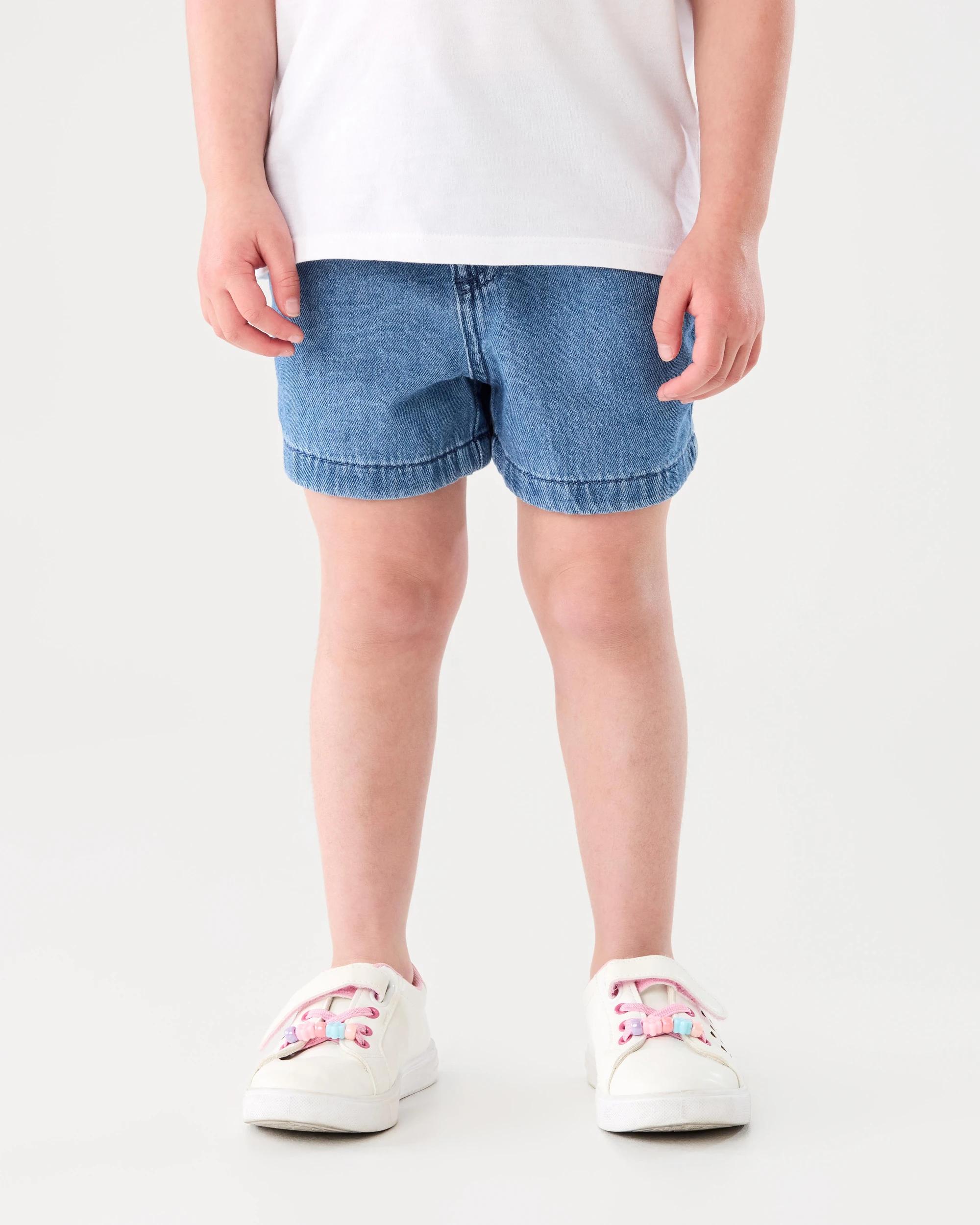 1 Denim Shorts Mid Denim, 1 of 7