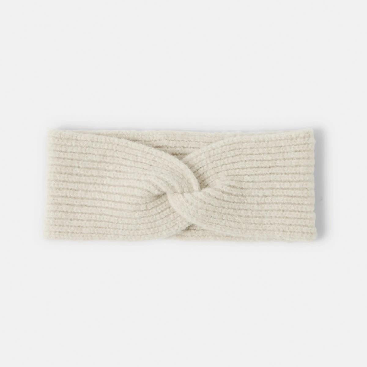 1 Rib Headwrap Lt Stone, 1 of 3