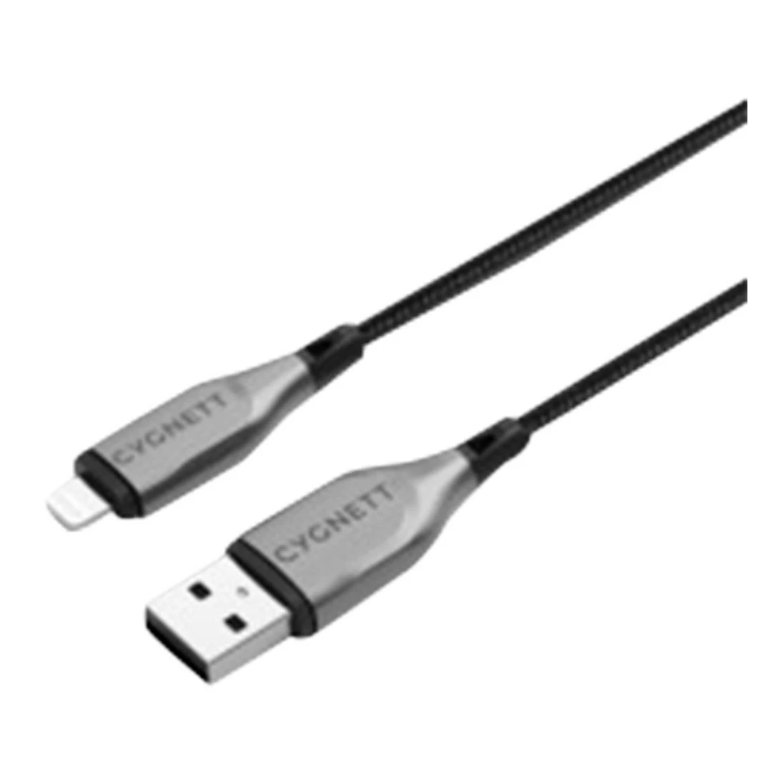 1 Cygnett Armoured Lightning to USB-A Cable 1m Black, 1 of 3